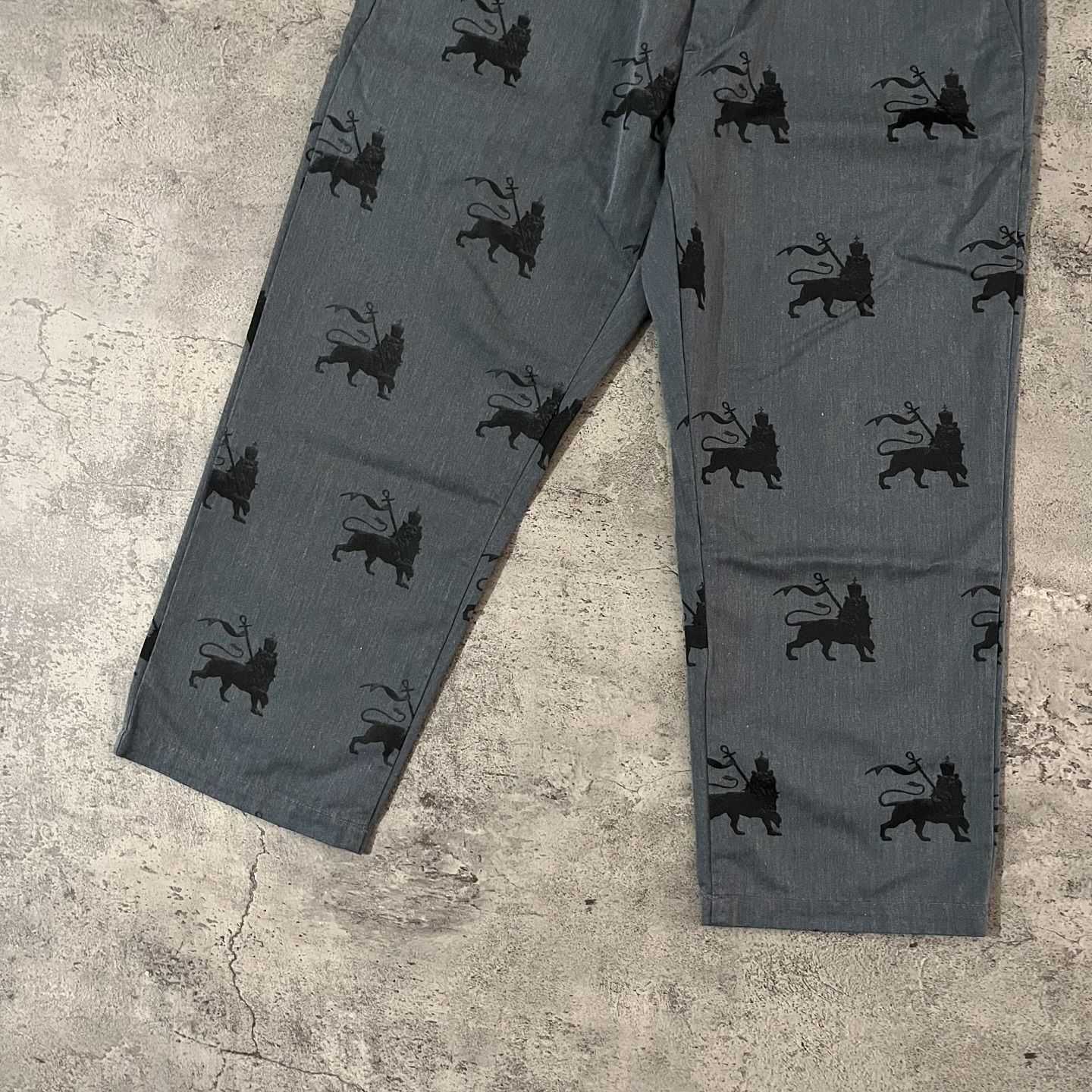 Designer × Sasquatchfabrix Sasquatchfabrix Rasta Lions Pant - Grey Size US 32 / EU 48 - 3 Thumbnail