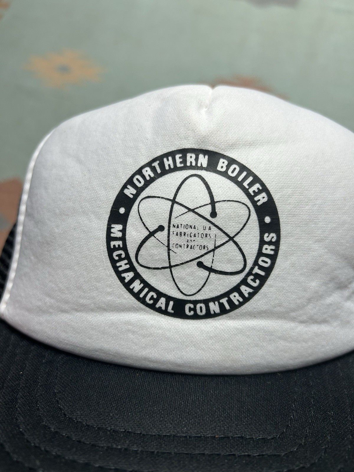 Vintage Vintage trucker hat northern boiler mechanical contractors Size ONE SIZE - 3 Thumbnail