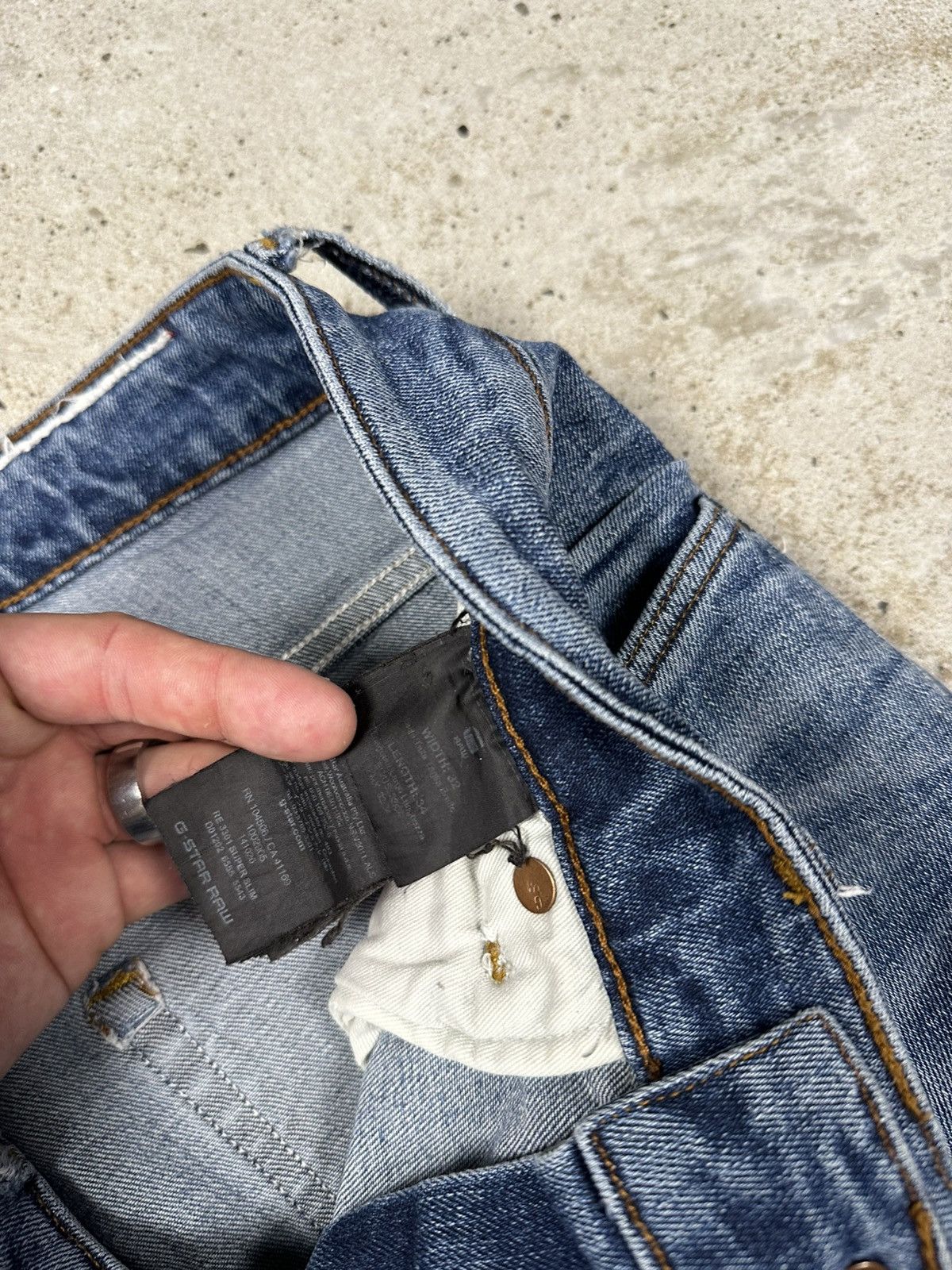 G-Star Vintage Y2K G Star Raw Selvedge 3301 Denim Pants Jeans Size US 32 / EU 48 - 11 Thumbnail