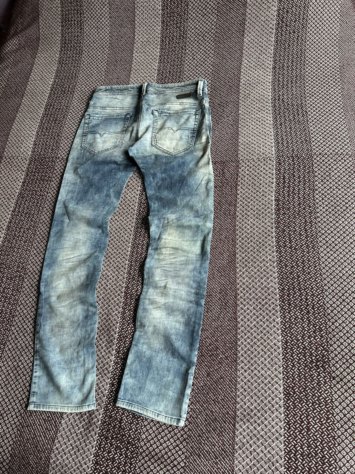 Japanese Brand Diesel Thavar Vintage Distressed Washed Denim Jeans Size 30 Size US 30 / EU 46 - 2 Thumbnail