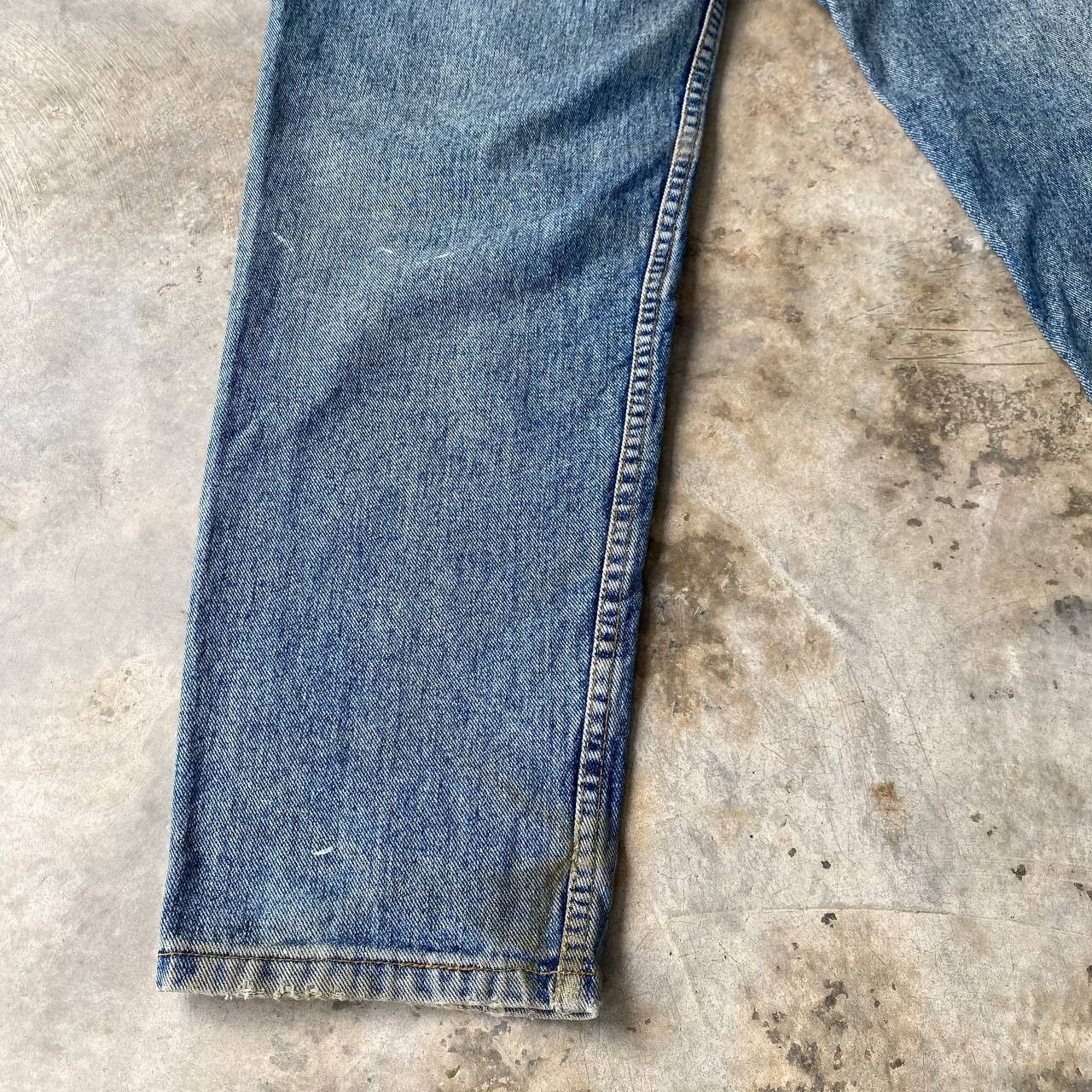 Levi's Vintage Clothing VINTAGE 1993 LEVIS 550 DIRTY MUDWASH GRUNGE JEAN USA W35X31" Size US 35 - 11 Thumbnail