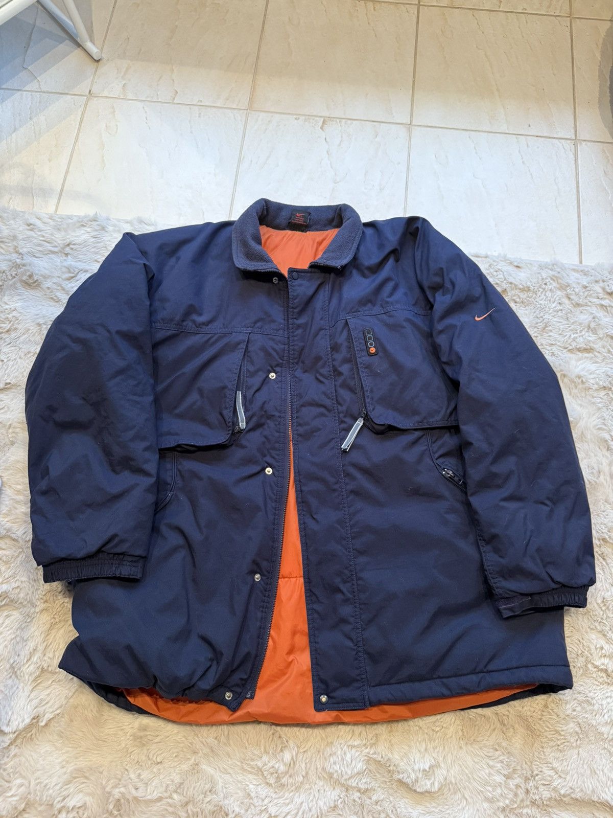 Nike Vintage Nike Puffer Jacket XL Size US XL / EU 56 / 4 - 3 Thumbnail