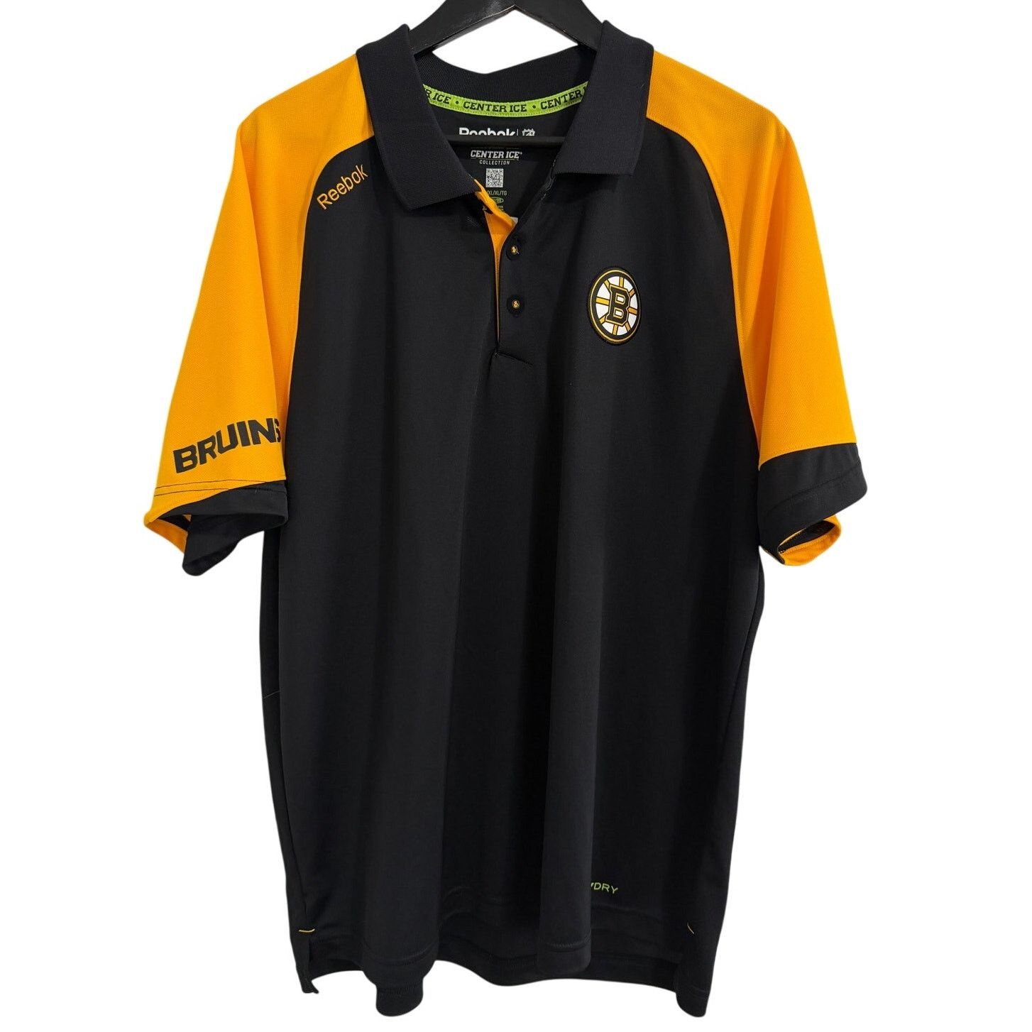Reebok Boston Bruins Reebok NHL Hockey Polo Shirt Men's Size XL Size US XL / EU 56 / 4 - 1 Thumbnail