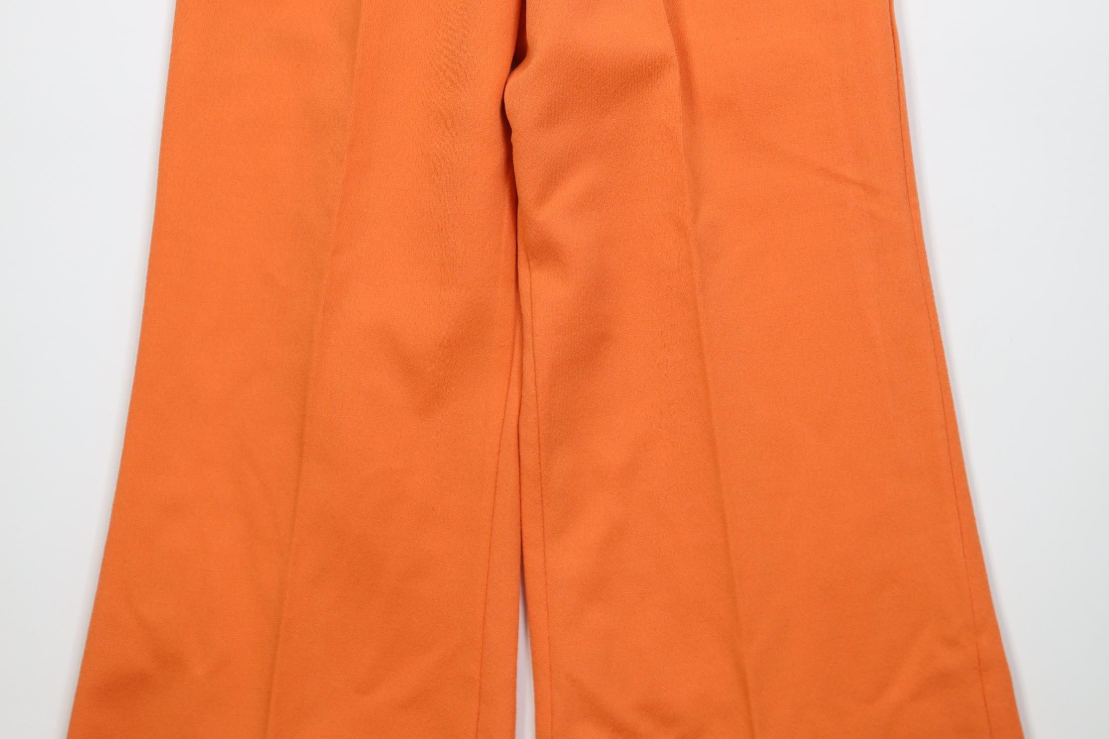 Vintage Vintage 60s 70s Streetwear Wide Leg Bell Bottoms Pants USA Size 28" / US 6 / IT 42 - 3 Thumbnail