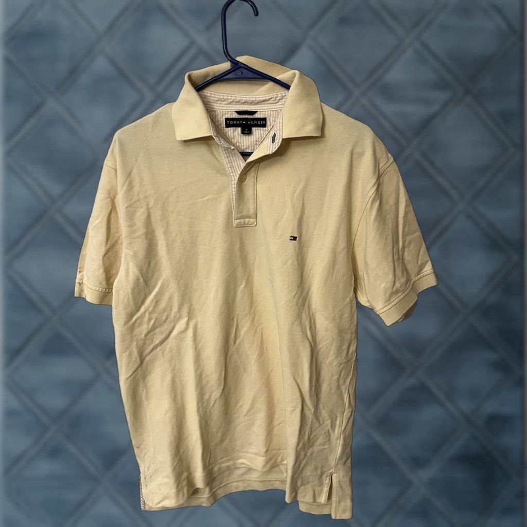 Tommy Hilfiger Tommy Hilfiger Polo Shirt Short Sleeve Size M Yellow Men’s Polo Shirt Slim Fit Regular Size Medium Yellow Mens Polo Shirt 90s? Size US M / EU 48-50 / 2 - 1 Thumbnail