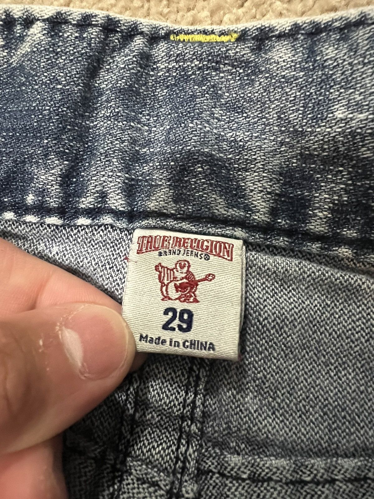 True Religion True religion straight fit yellow stitch jeans Size US 29 - 3 Thumbnail
