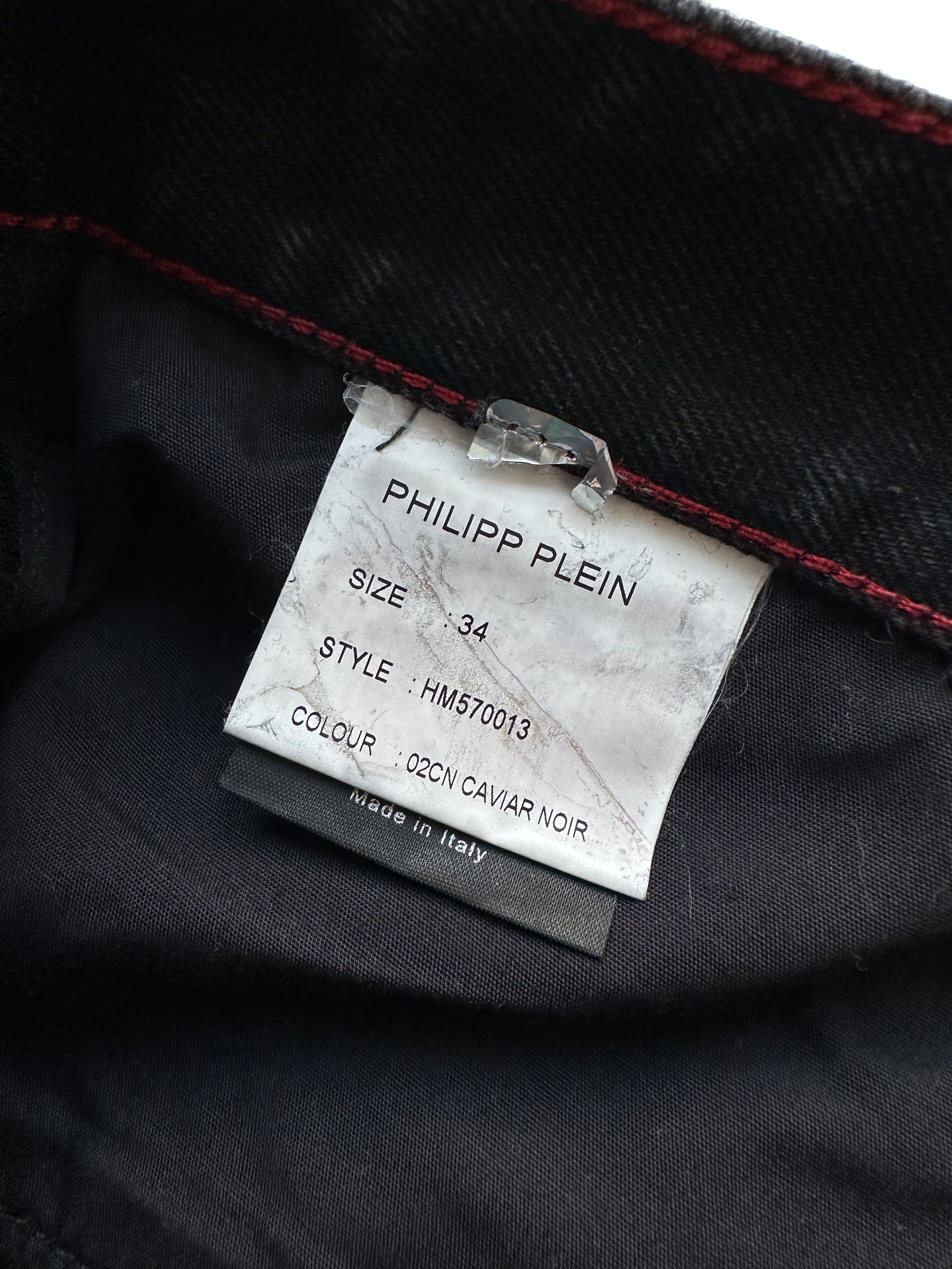 Philipp Plein Philipp Plein Retro Superhero grey denim jeans Size US 34 / EU 50 - 10 Thumbnail