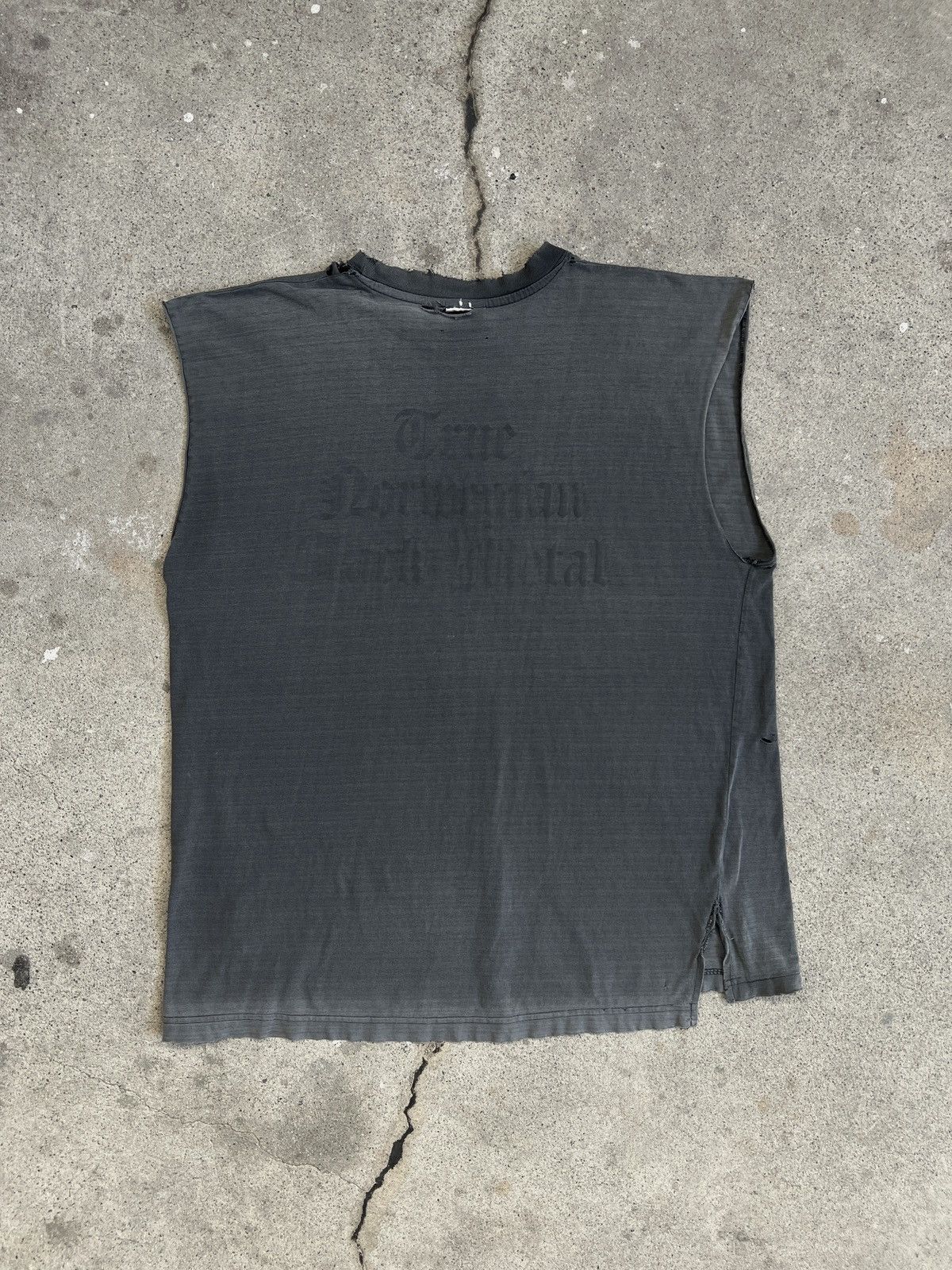 Vintage 1990s Darkthrone "TNBM" Band Tee Cut-Off Size US XL / EU 56 / 4 - 6 Thumbnail