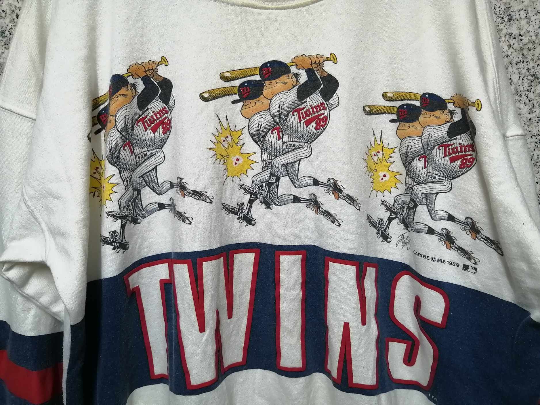 Vintage Thrashed Sun Faded 80s MLB Distressed very rare Size US L / EU 52-54 / 3 - 4 Thumbnail