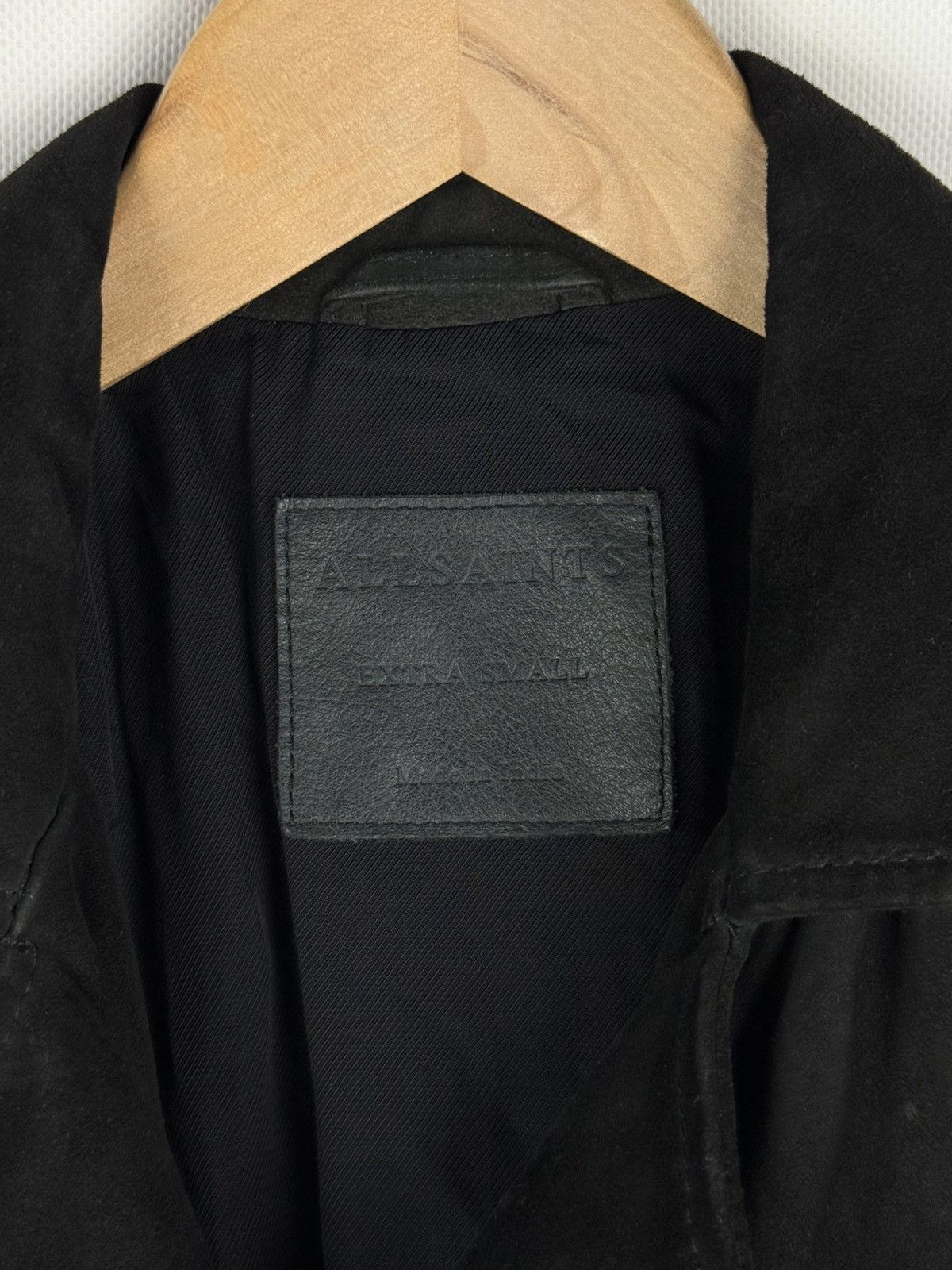 Allsaints Allsaints Imagara Suede Biker Men’s Leather Jacket Size XS Size US XS / EU 42 / 0 - 9 Thumbnail