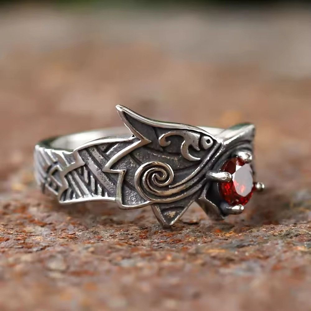 Japanese Brand × Jewelry × Vintage Viking Dragon Ring Size ONE SIZE - 5 Thumbnail