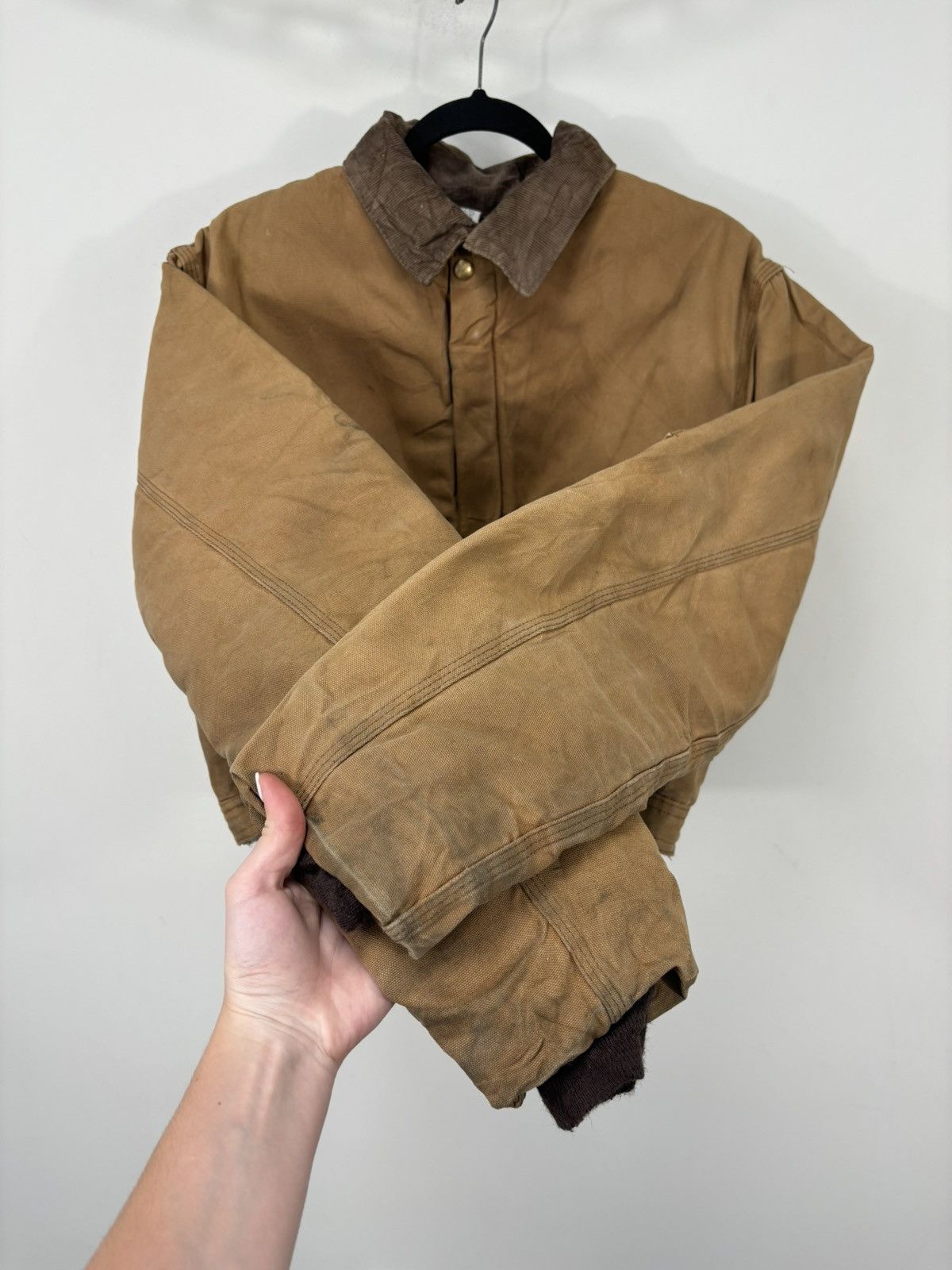 Carhartt Vintage 90s Carhartt USA Made Work Hype Boxy Cropped Jacket Size US M / EU 48-50 / 2 - 9 Thumbnail