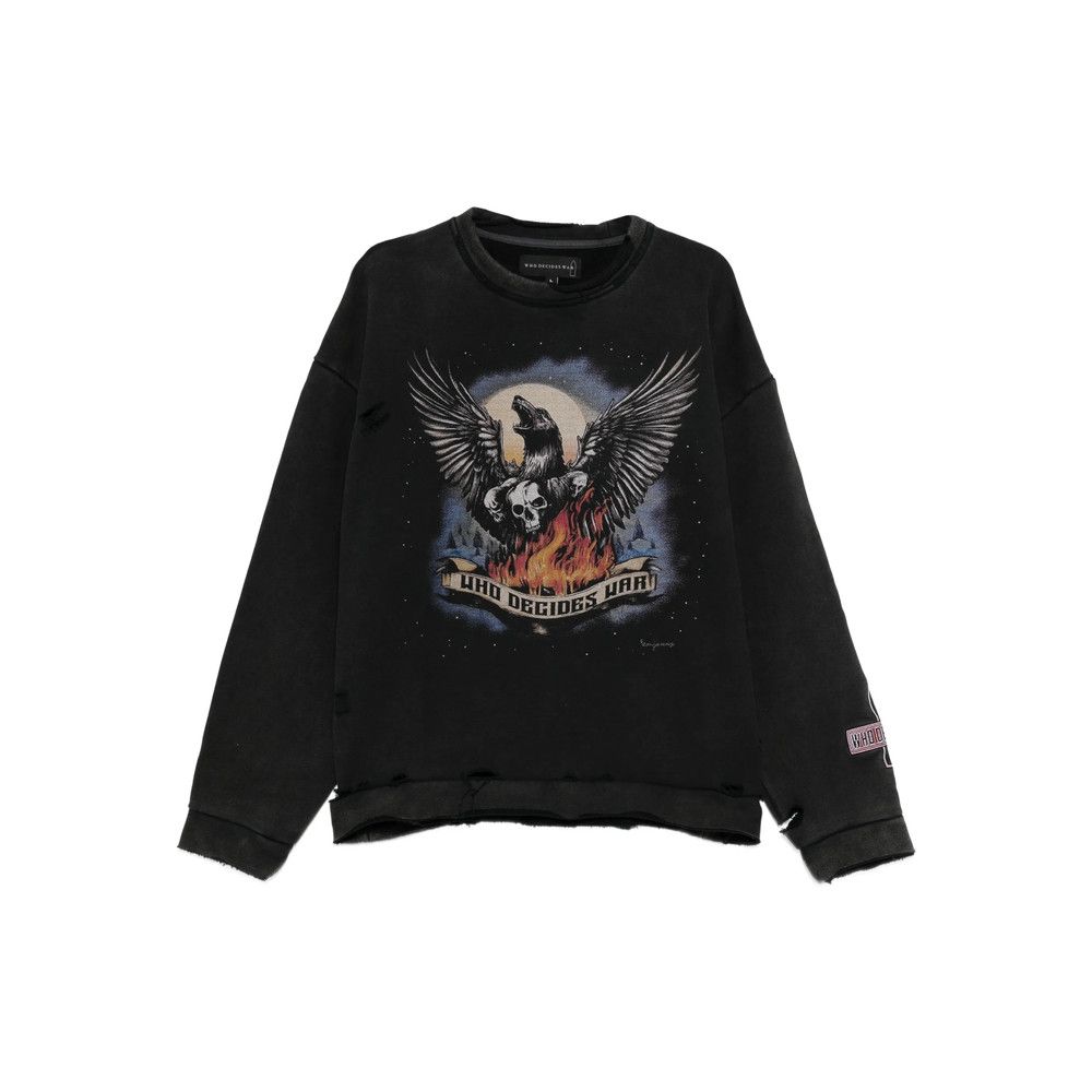 Who Decides War Who Decides War GREY Sweaters & Knitwear - Sweatshirts Size US L / EU 52-54 / 3 - 1 Thumbnail