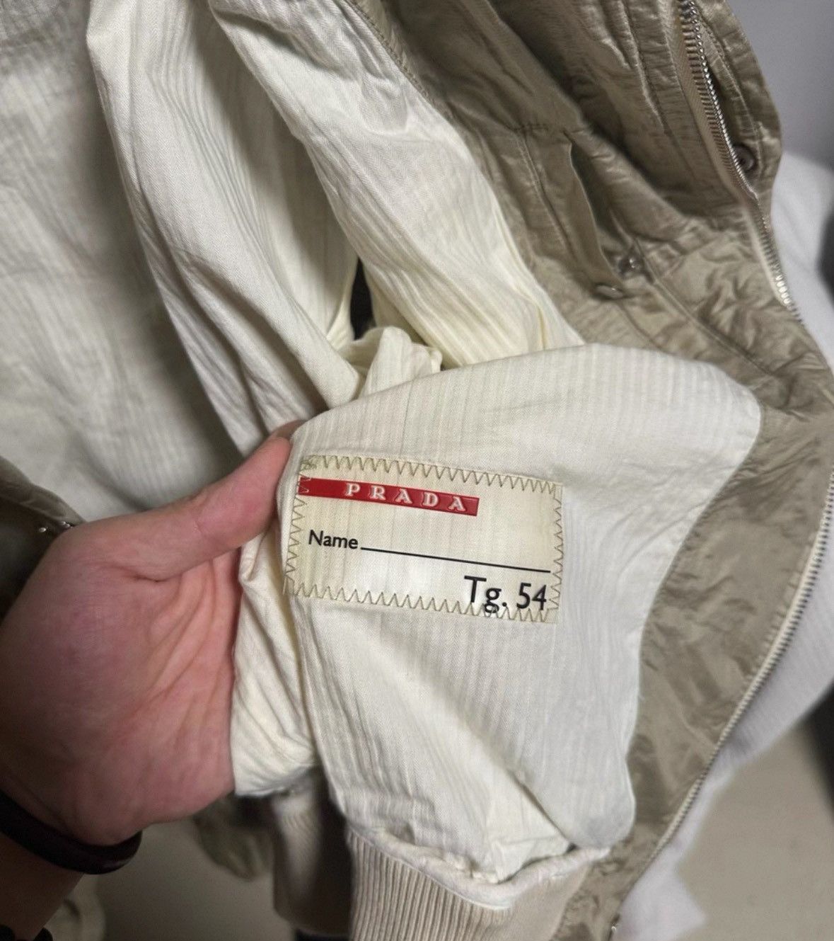 Vintage Sz 54 Vintage Prada Red Label Nylon Jacket Size US L / EU 52-54 / 3 - 8 Thumbnail
