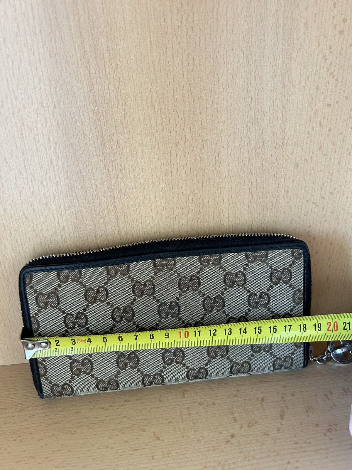 Gucci GUCCI GG Monogram Beige Wallet Checkbook Size ONE SIZE - 11 Thumbnail