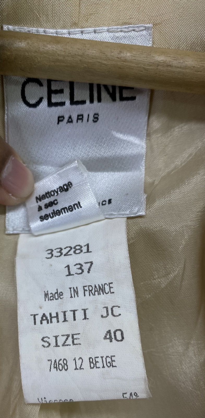 Celine Vintage Celine Paris Shirts Button Up Flannel Size M / US 6-8 / IT 42-44 - 12 Thumbnail