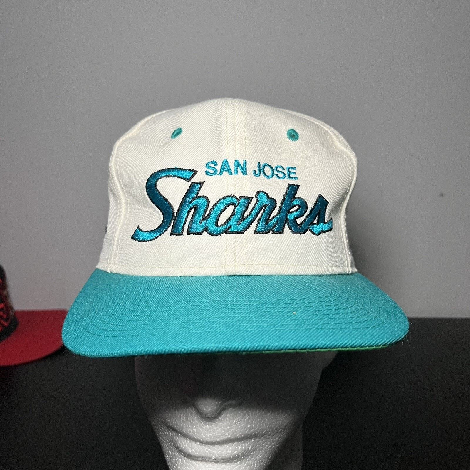 Sports Specialties Vintage NHL San Jose Sharks Sports Specialties Snapback Hat Size ONE SIZE - 1 Thumbnail