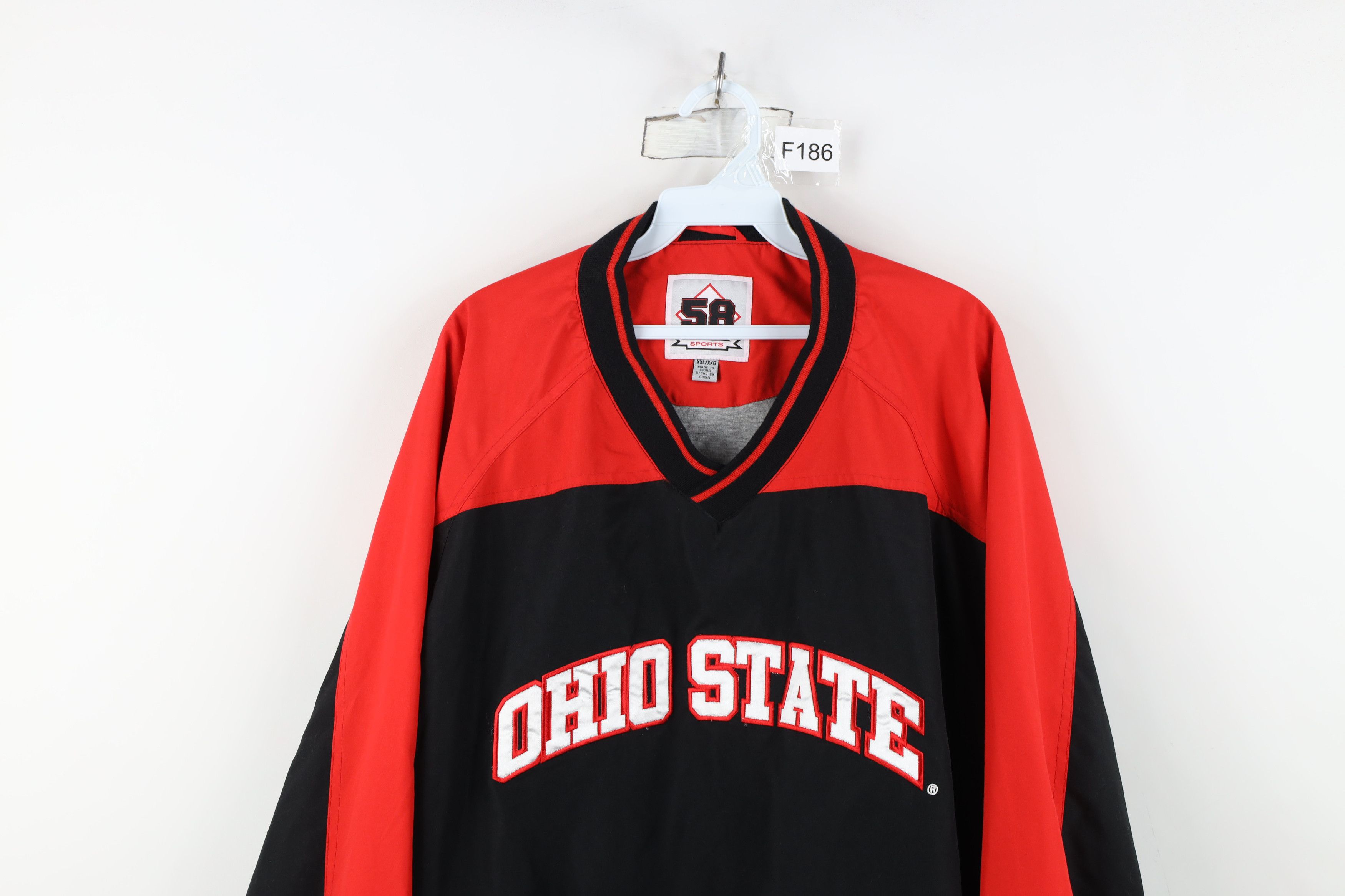 Vintage Vintage 90s Y2K University Lined Pullover Windbreaker Jacket Size US XXL / EU 58 / 5 - 2 Thumbnail