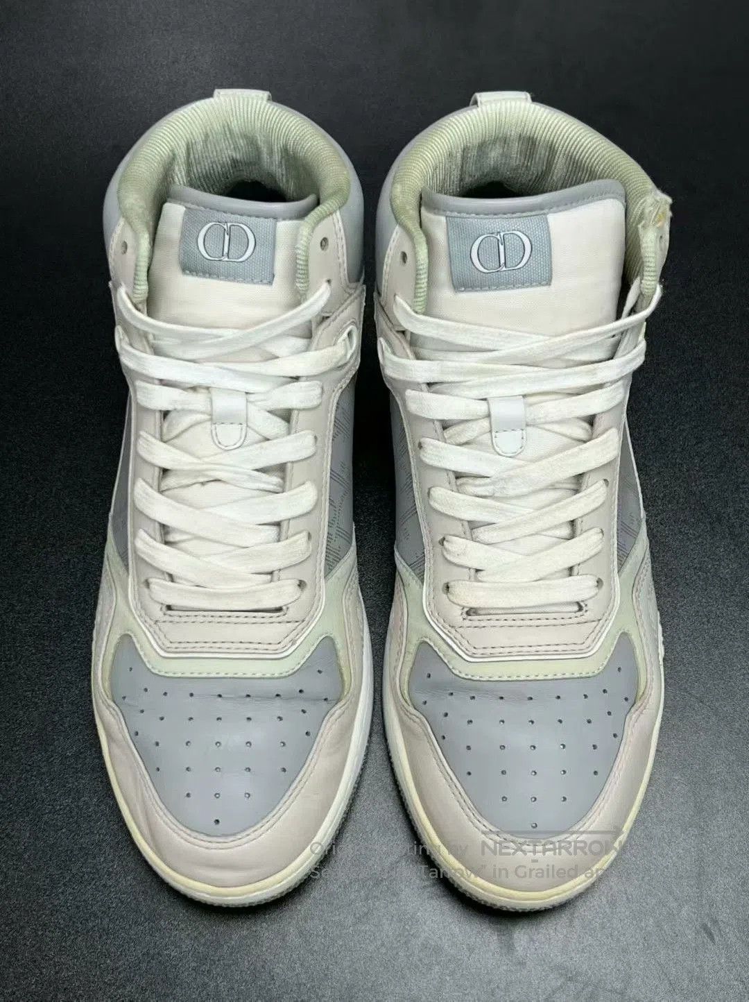 Dior dior b27 logo high-top sneakers in white. Size US 9 / EU 42 - 3 Thumbnail