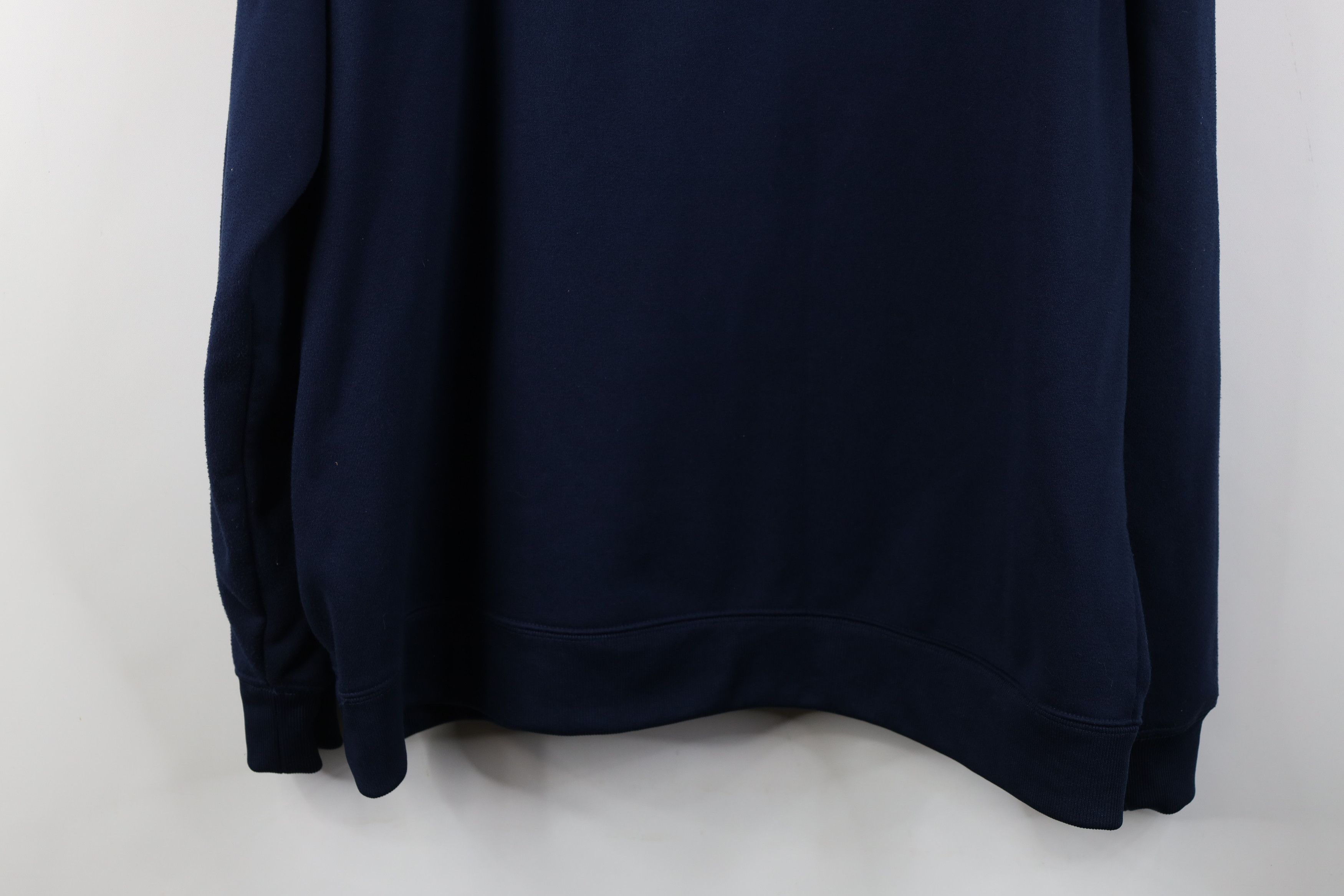 Adidas Vintage Adidas Notre Dame University Hoodie Sweatshirt Blue Size US XXL / EU 58 / 5 - 16 Thumbnail