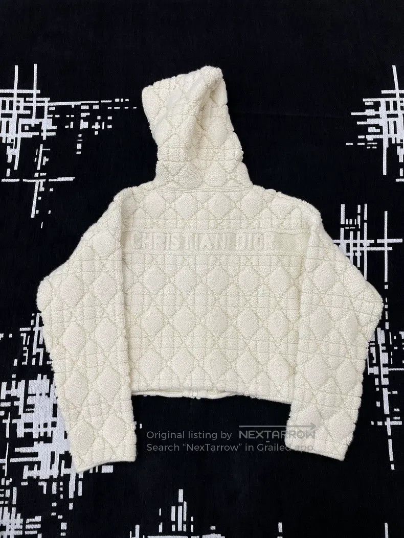 Dior Dior White rattan plaid hooded zipper jacket Size XS / US 0-2 / IT 36-38 - 4 Thumbnail
