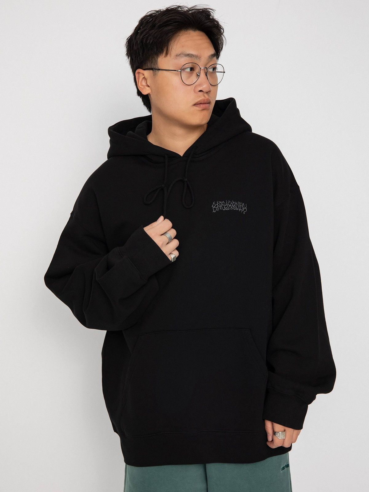 Carhartt Carhartt WIP Hoodie Black Graphic Print Loose Fit Size S Size US S / EU 44-46 / 1 - 3 Thumbnail