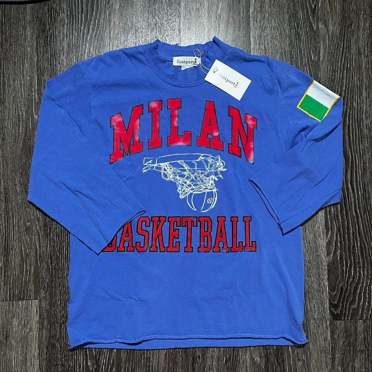 Vintage [Avg. Resell: $60] FirstPort "Milan Basketball" Shirt Size US S / EU 44-46 / 1 - 1 Thumbnail