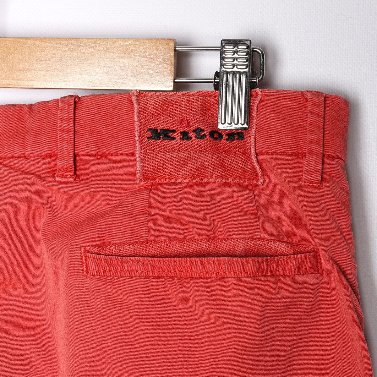 Kiton Kiton Napoli Coral Cotton Pants Trousers Size US 34 / EU 50 - 21 Thumbnail