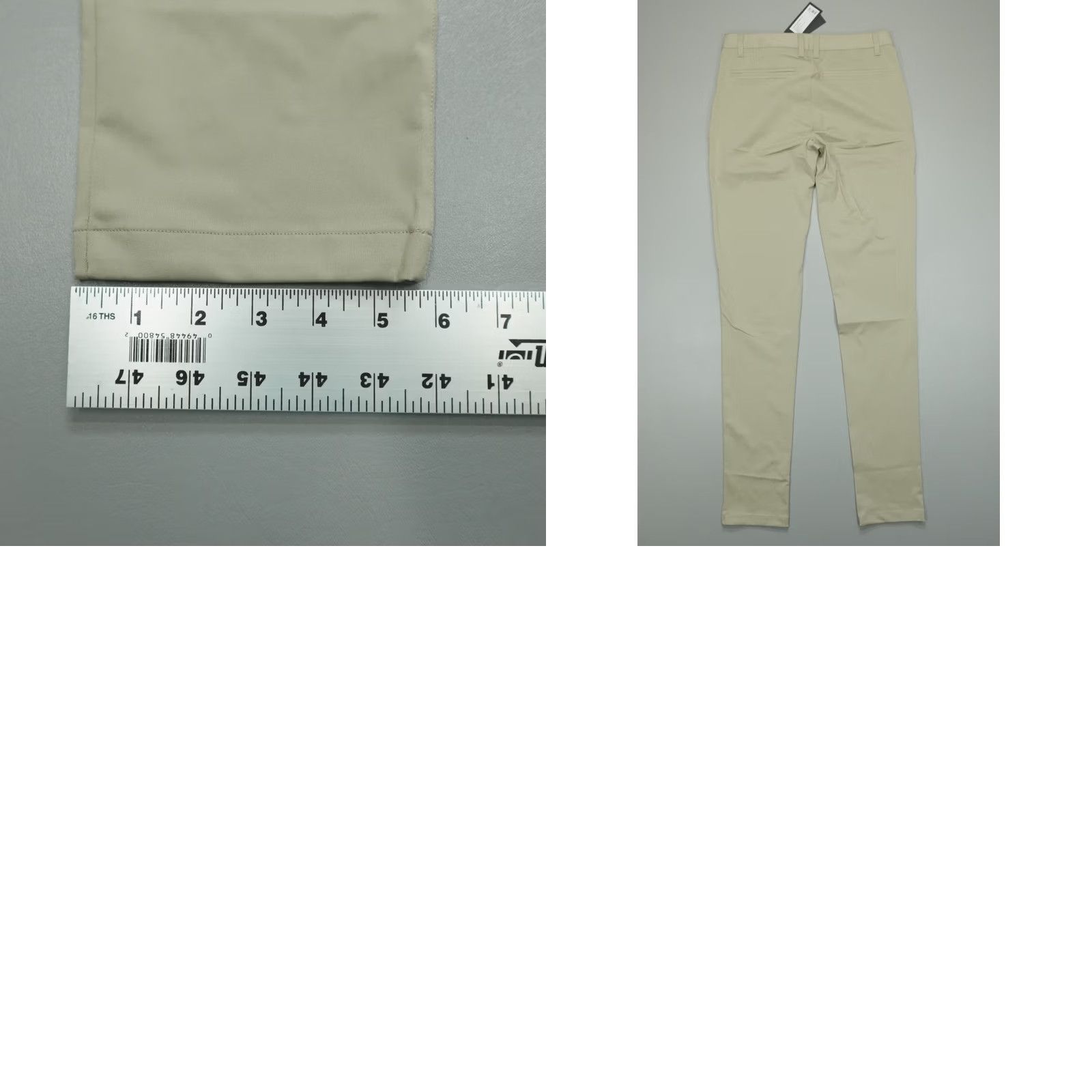 Rhone Rhone Commuter 5 Pocket Pants Slim Mens Size 31 Beige 36" Inseam Straight Front Chino Polyester Pocket Size US 31 - 8 Thumbnail