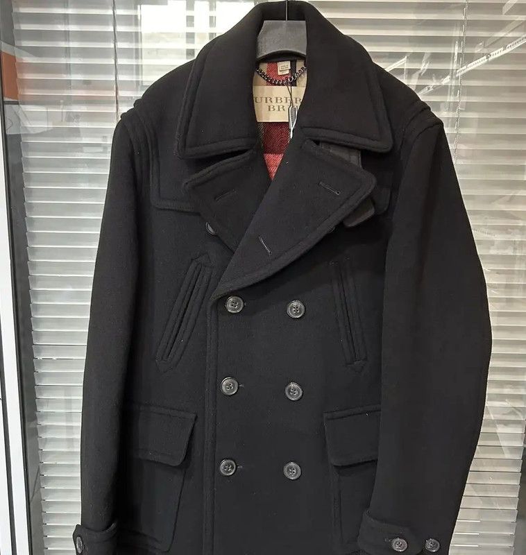 Burberry Burberry Wool Long Coat for Men Size US M / EU 48-50 / 2 - 1 Thumbnail