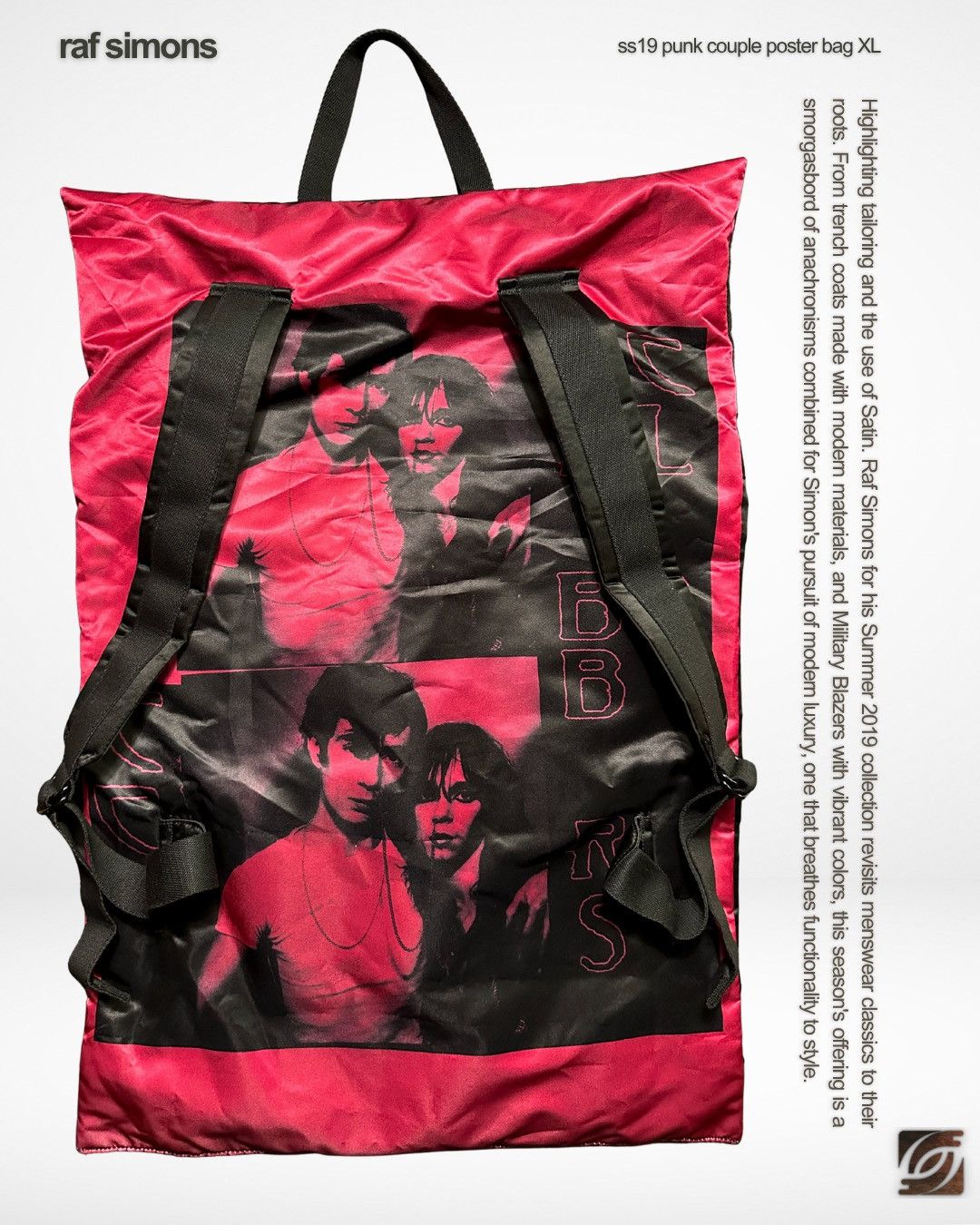 Eastpak × Raf Simons Raf Simons SS19 x Eastpak Punk Poster