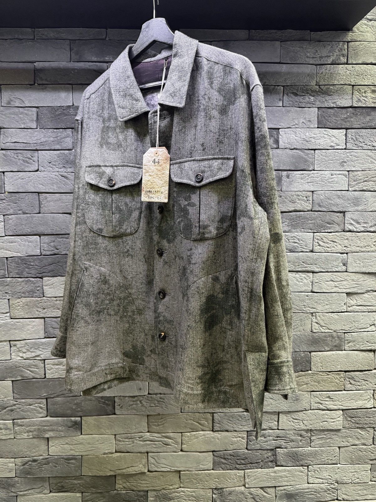 Ziggy Chen Ziggy Chen Wool Linen Overshirt Size US S / EU 44-46 / 1 - 1 Thumbnail