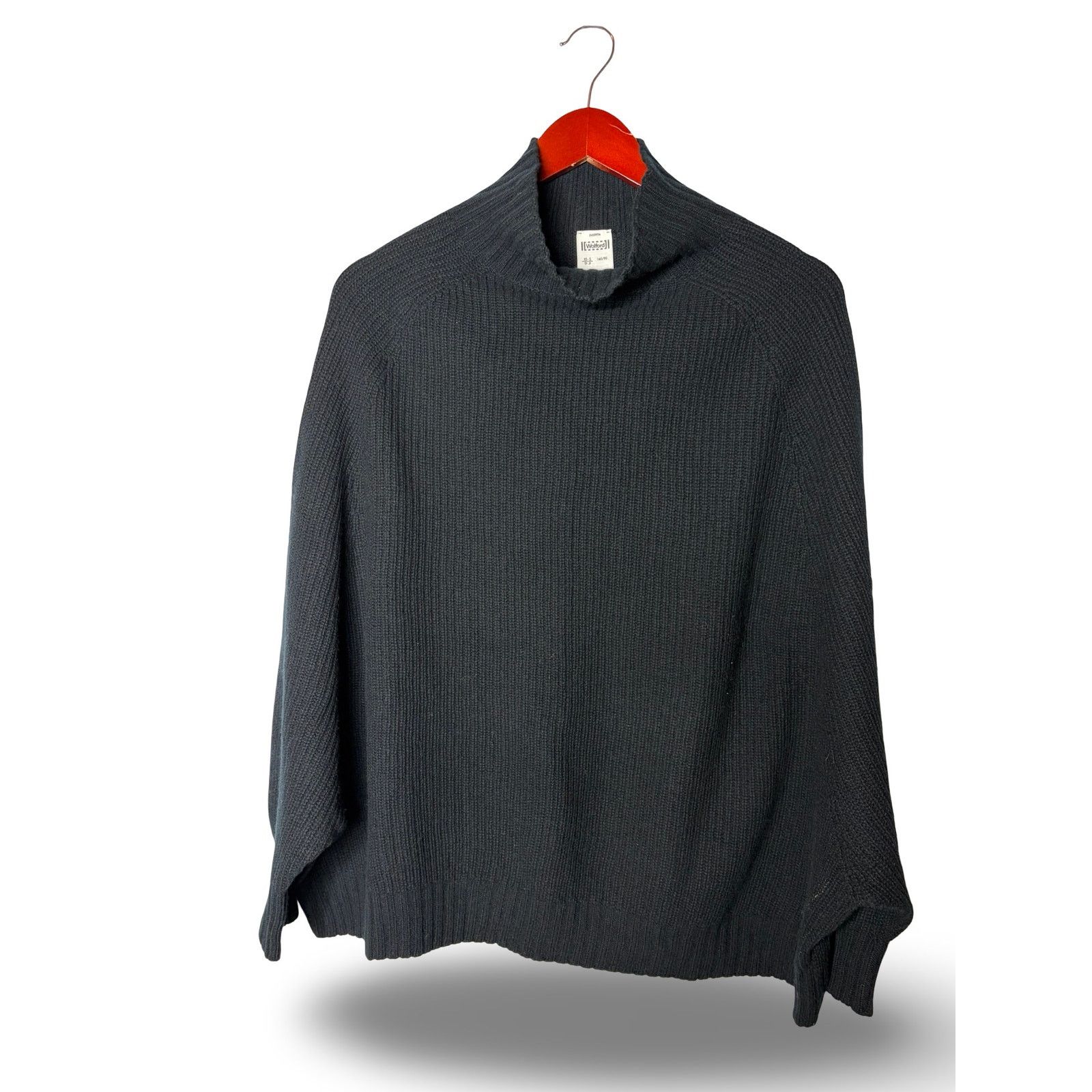 Wolford Wolford Black 100% virgin wool turtleneck sweater sz XS/S Size S / US 4 / IT 40 - 1 Thumbnail