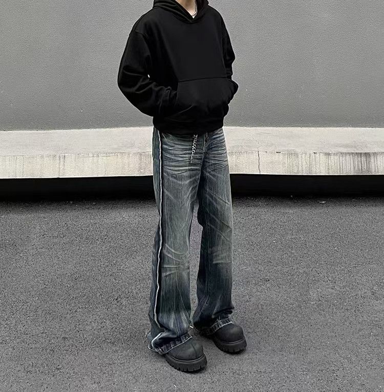 Japanese Brand × Vintage Street Vintage Washed and Aged Micro Flare Jeans Size US 32 / EU 48 - 1 Thumbnail