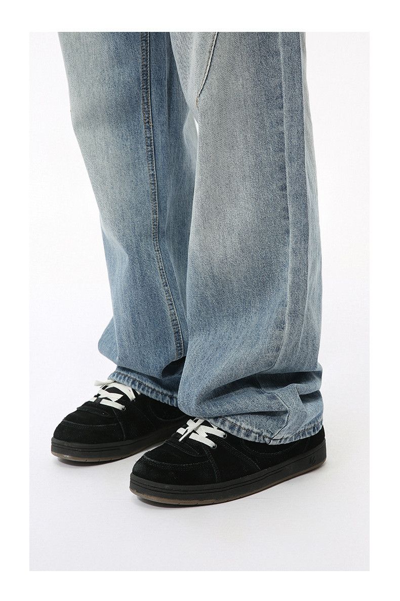Japanese Brand × Jean Vintage distressed washed loose versatile casual jeans Size US 32 / EU 48 - 6 Thumbnail