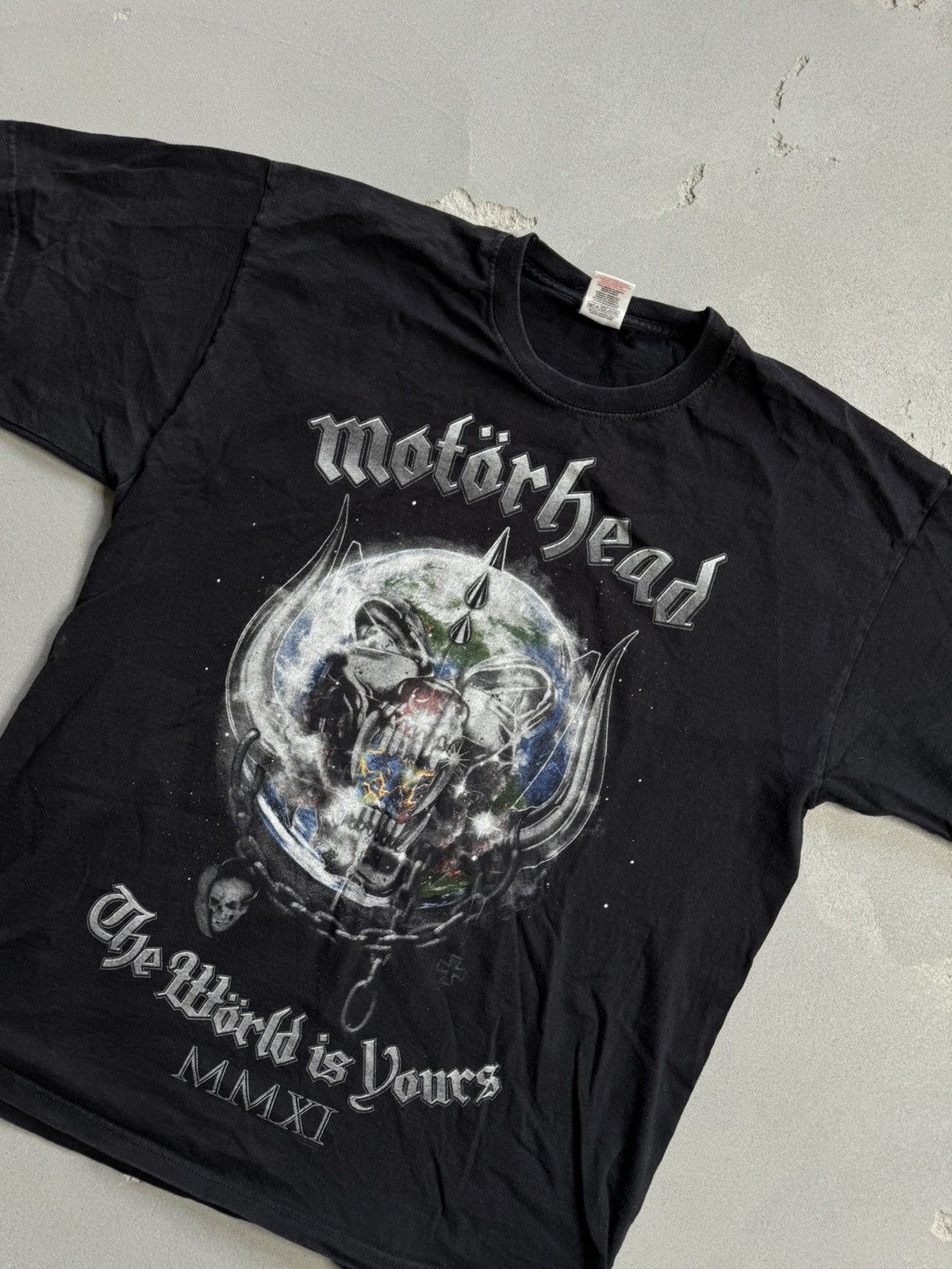 Band Tees OG Y2K Motorhead 'The World is Yours' Tee - Sz. M Size US XL / EU 56 / 4 - 4 Thumbnail