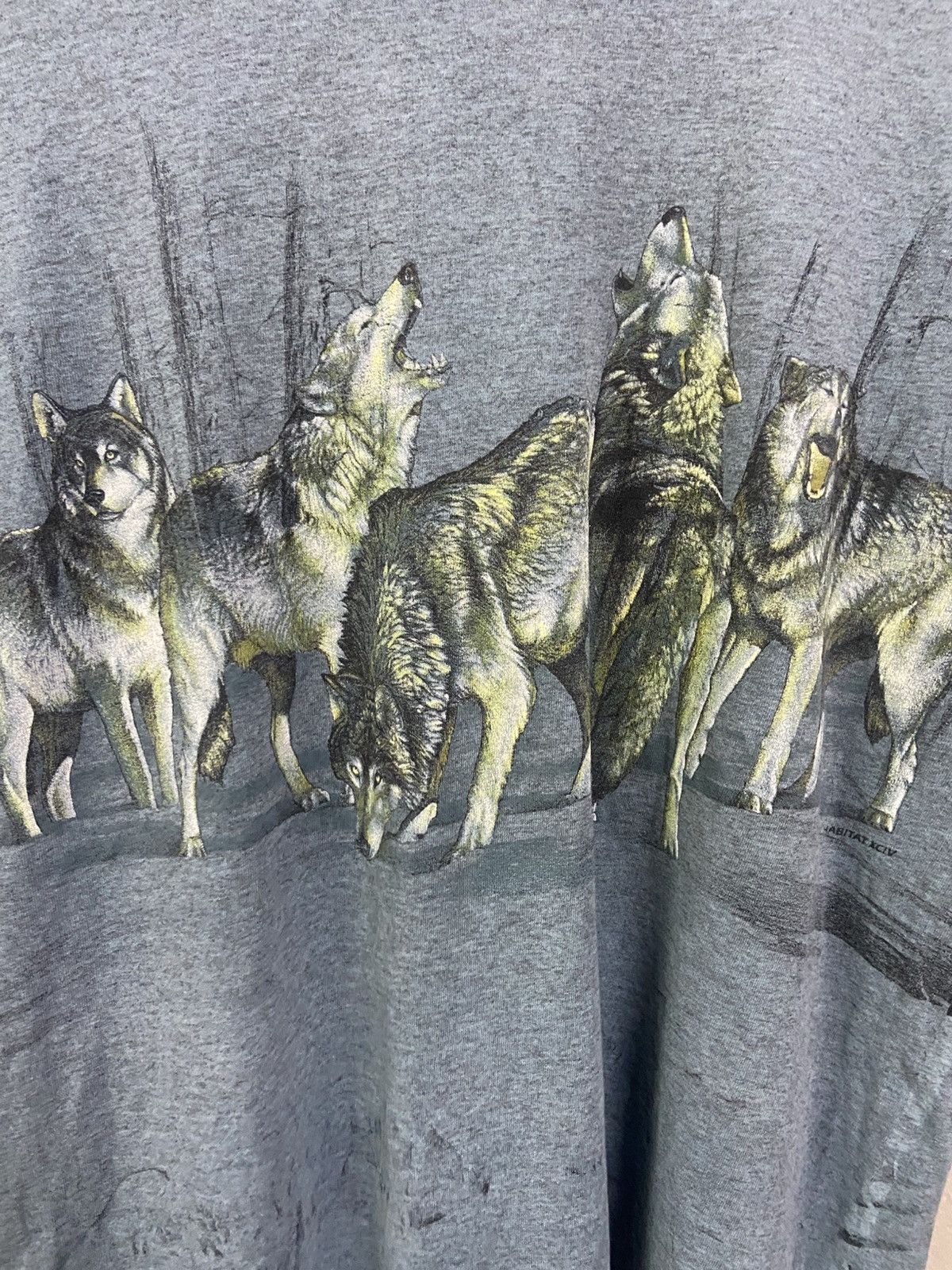Habitat × Signal Sport × Vintage Vintage Habitat Wolf Pack Single Stitch T-Shirt Size US L / EU 52-54 / 3 - 2 Thumbnail