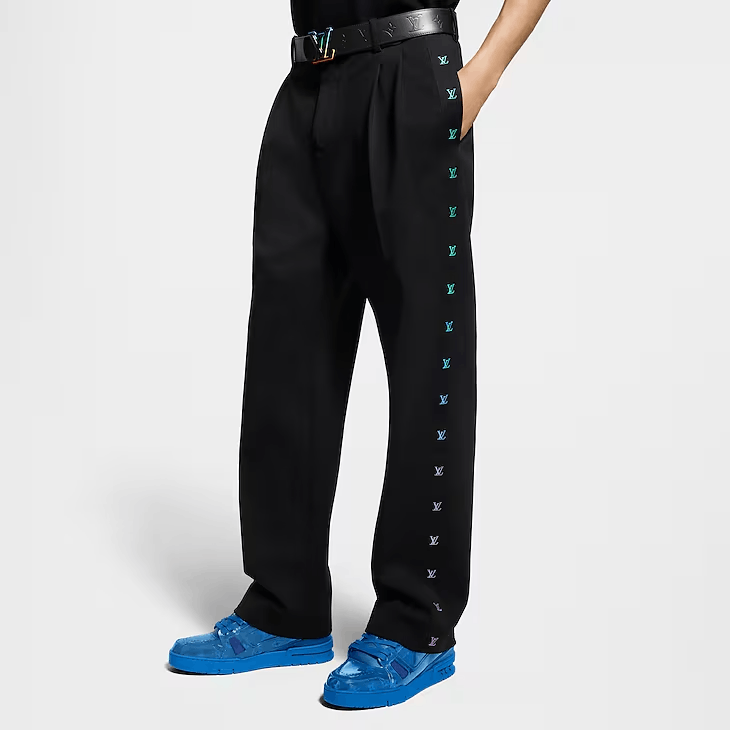 Louis Vuitton Preppy Tailored Jersey Trousers Size 52R - 2 Thumbnail