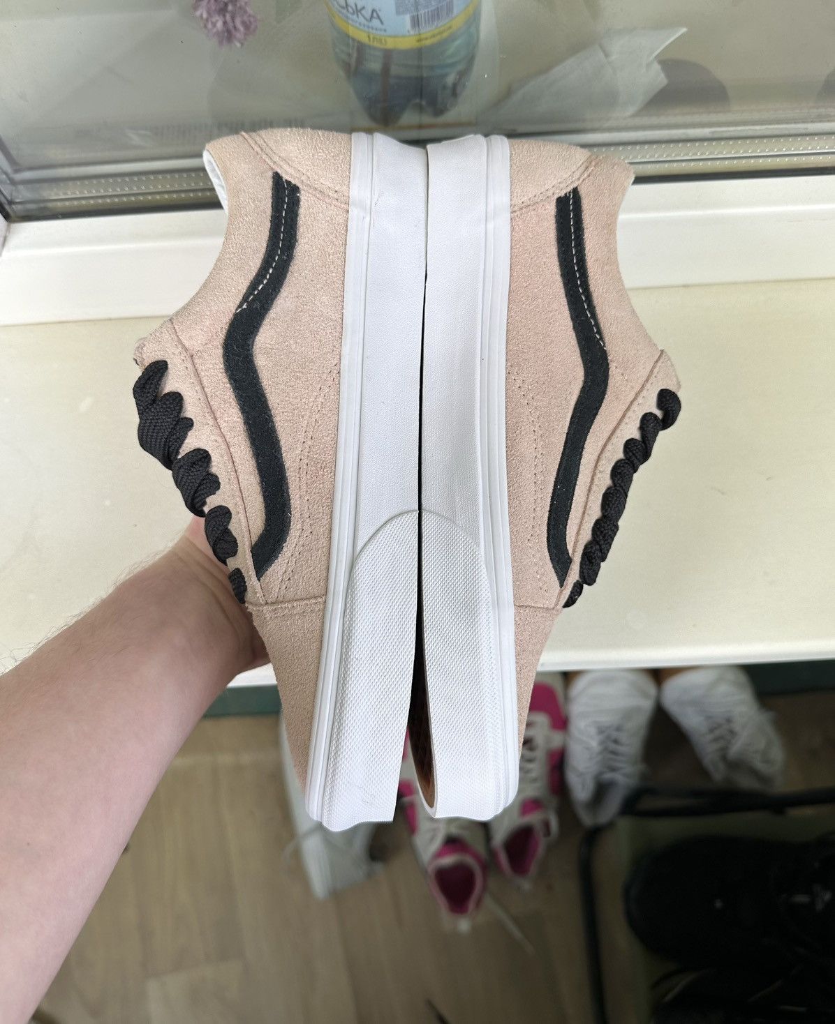 Vans Vans Old Skool Pink/ Black Size 7,5US/40EUR/25,5 Cm/6.5 UK Size US 7.5 / EU 40-41 - 4 Thumbnail