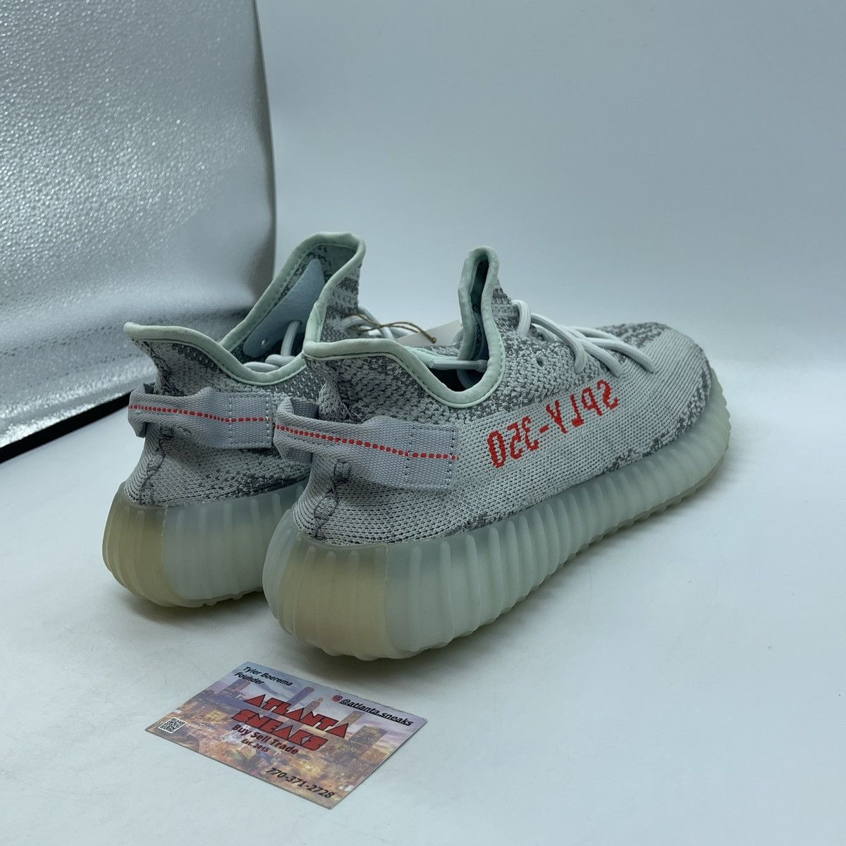 Adidas Yeezy boost 350 blue tint Size US 10 / EU 43 - 5 Thumbnail