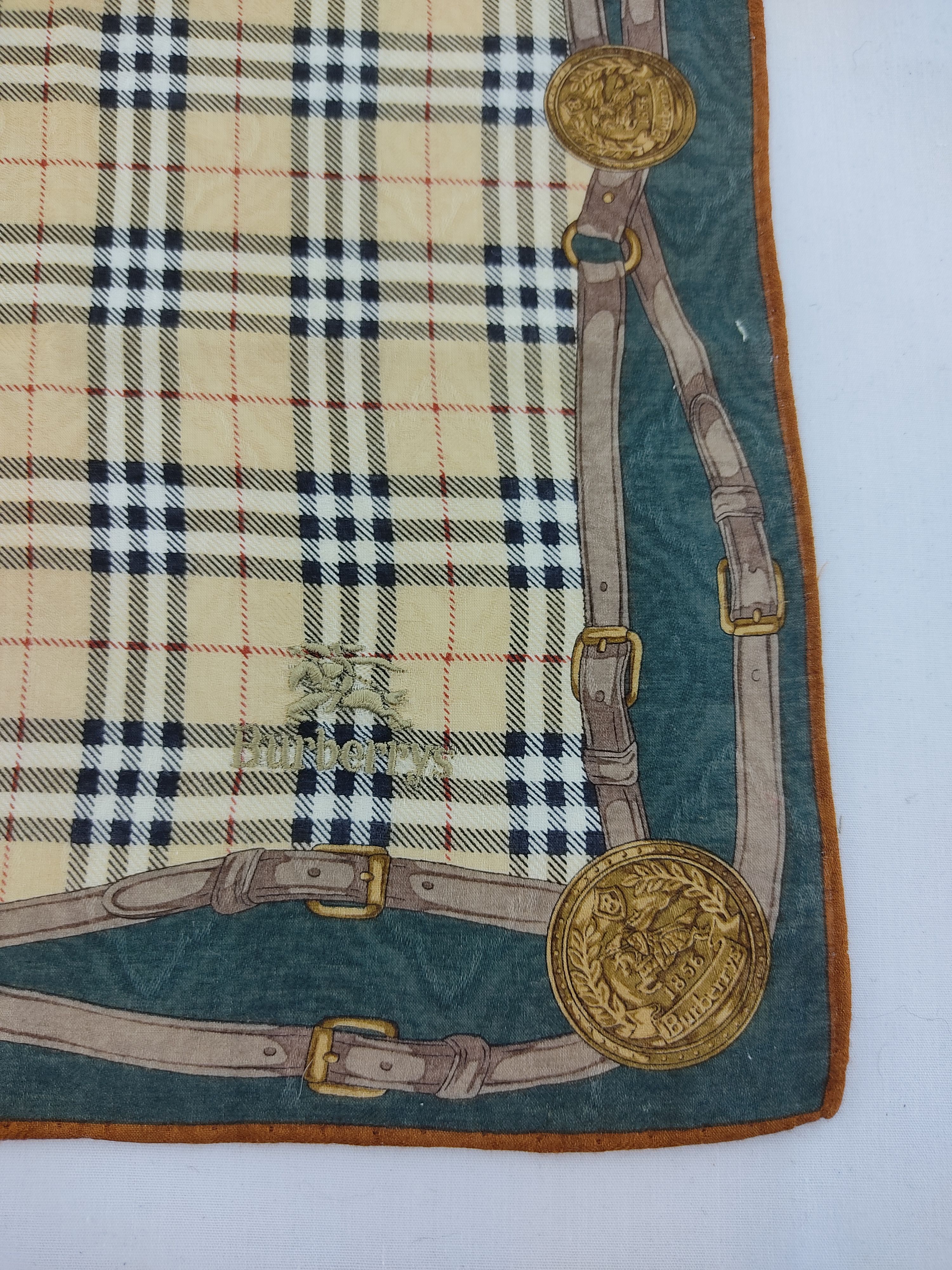 Burberry Vintage Burberry Handkerchief / Neckwear / Bandana Size ONE SIZE - 4 Thumbnail