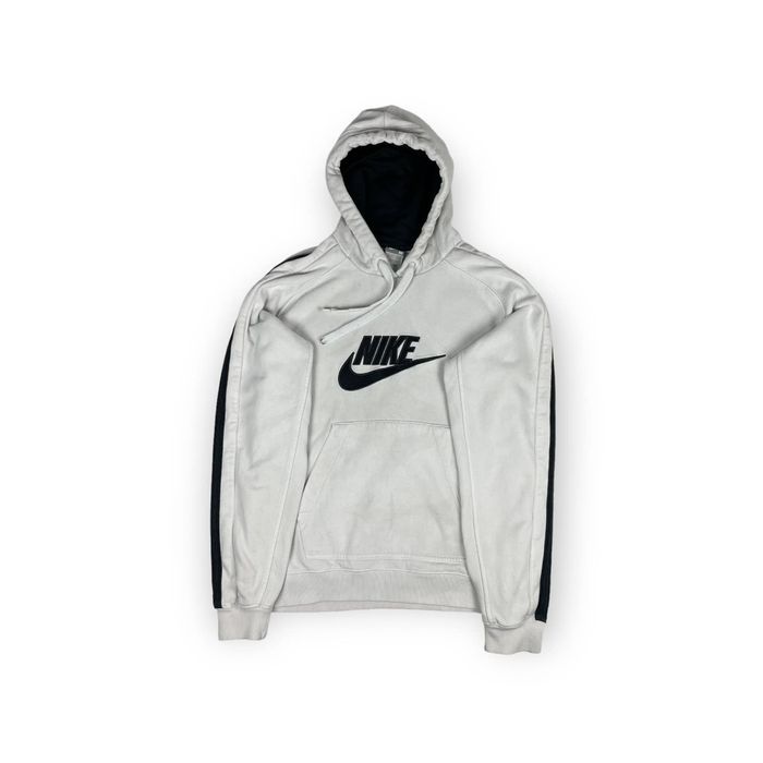 Nike Vintage Nike Spellout Hoodie Sweatshirt White Size M 00s