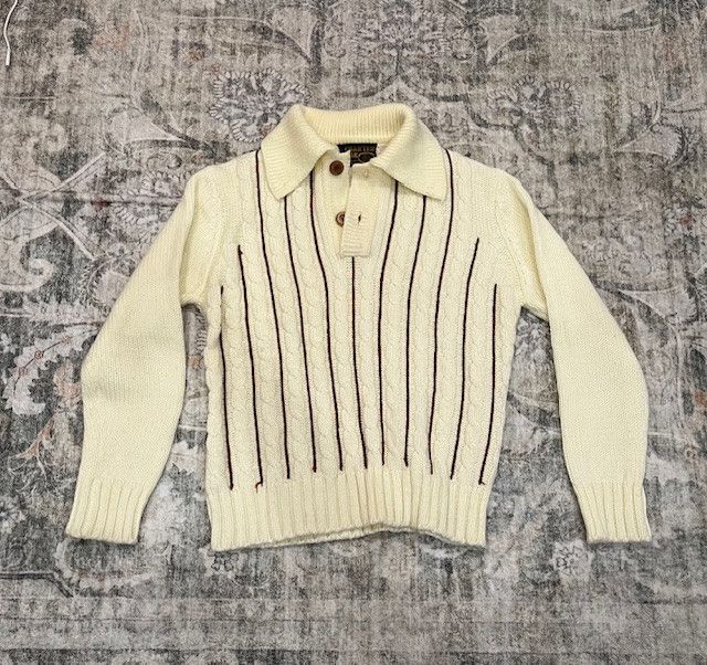 Vintage Vintage Made in USA Knit Polo Sweater (S) (1970s/80s) Size US S / EU 44-46 / 1 - 1 Thumbnail
