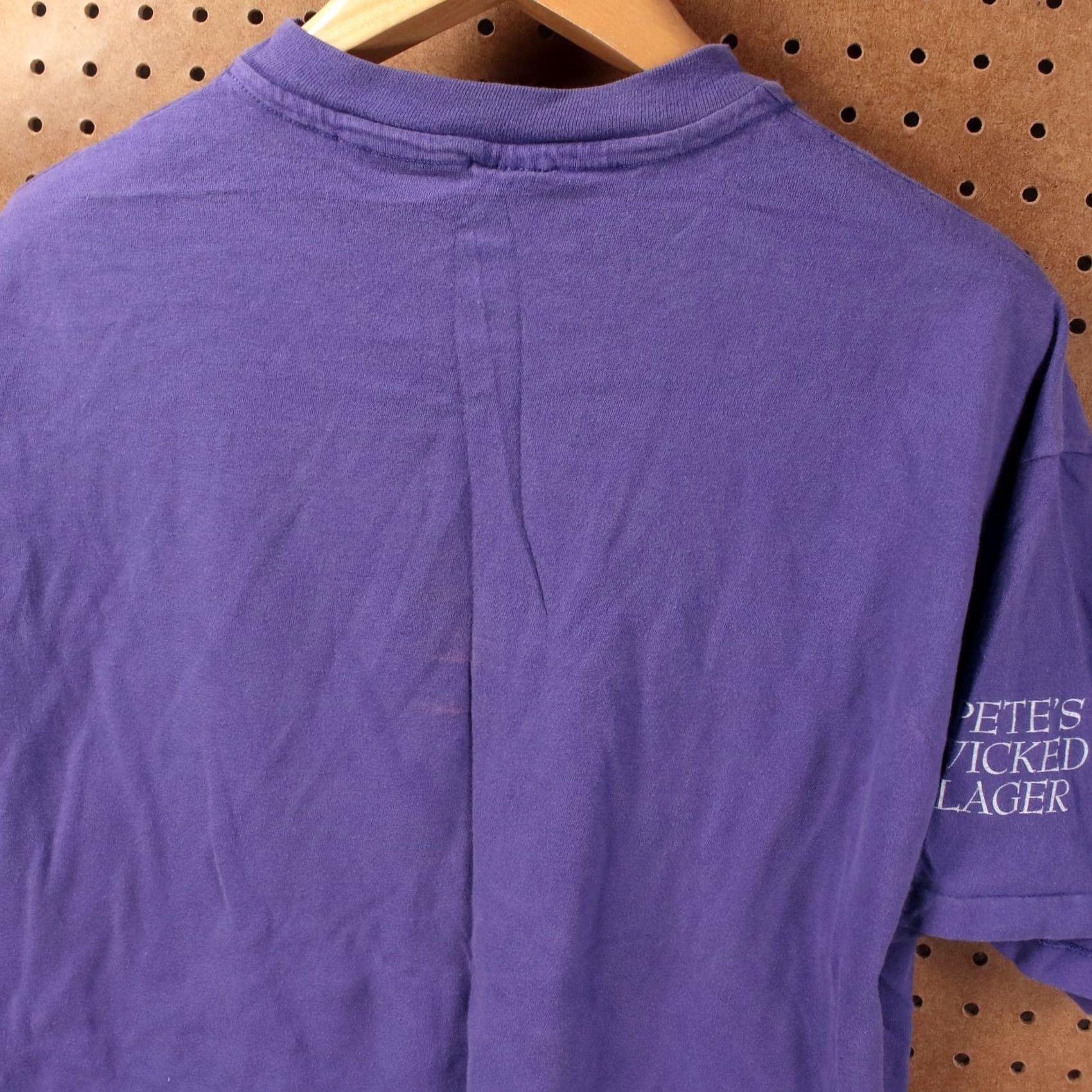 Hanes pete's wicked craft beer ale lager t-shirt XL vtg 90s usa made single stitch Size US XL / EU 56 / 4 - 6 Thumbnail