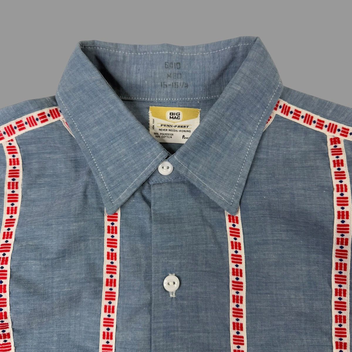 Vintage Vintage 1960s chambray shirt Size US M / EU 48-50 / 2 - 3 Thumbnail