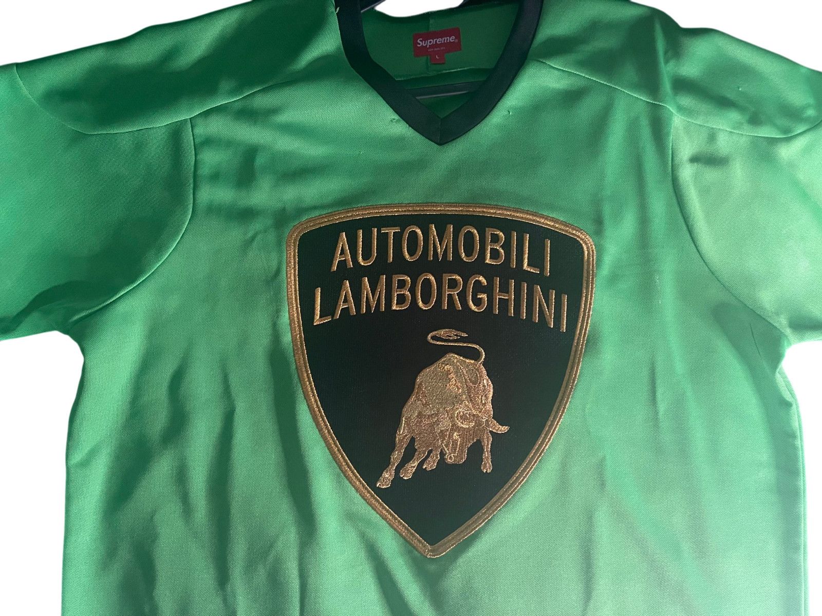 Supreme Supreme Lamborghini Hockey Jersey SS20 Lime Green Large Size US L / EU 52-54 / 3 - 7 Thumbnail