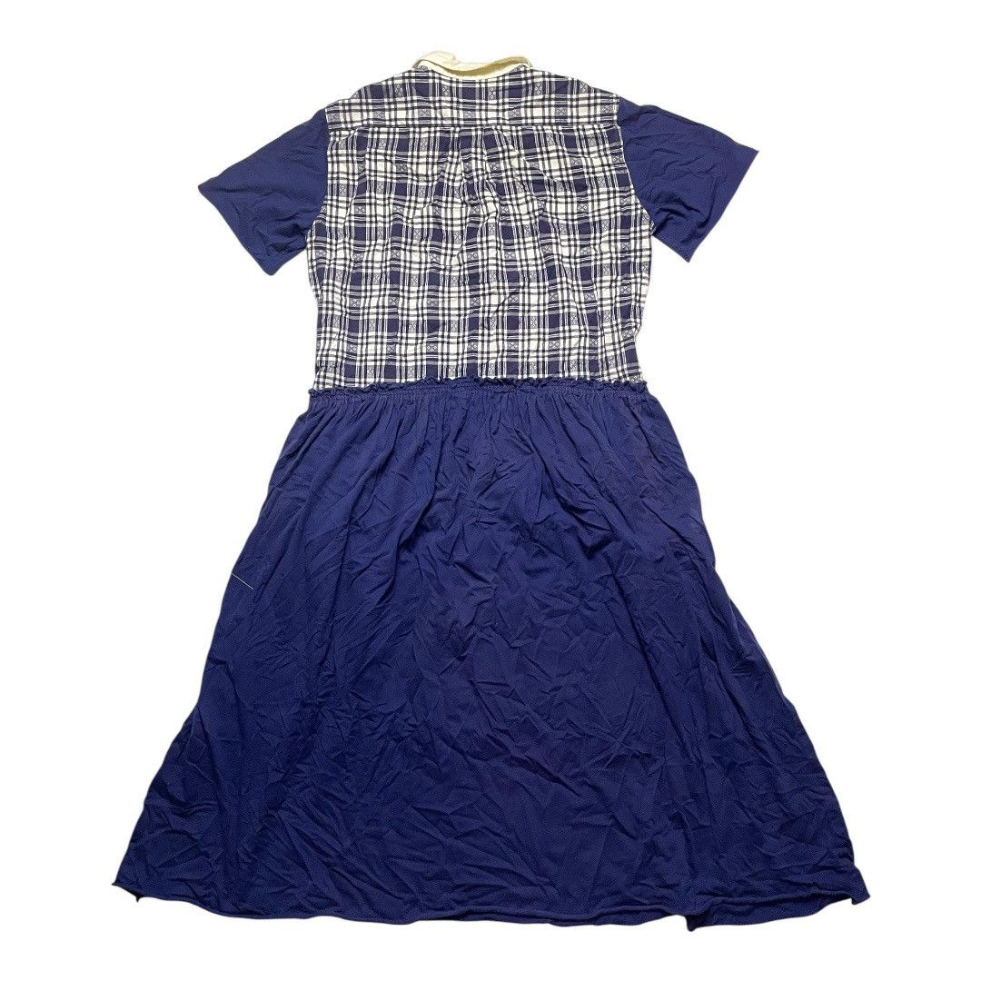Ne-Net Ne-Net Patchwork Shirt Dress Japanese Brand Size M / US 6-8 / IT 42-44 - 2 Thumbnail