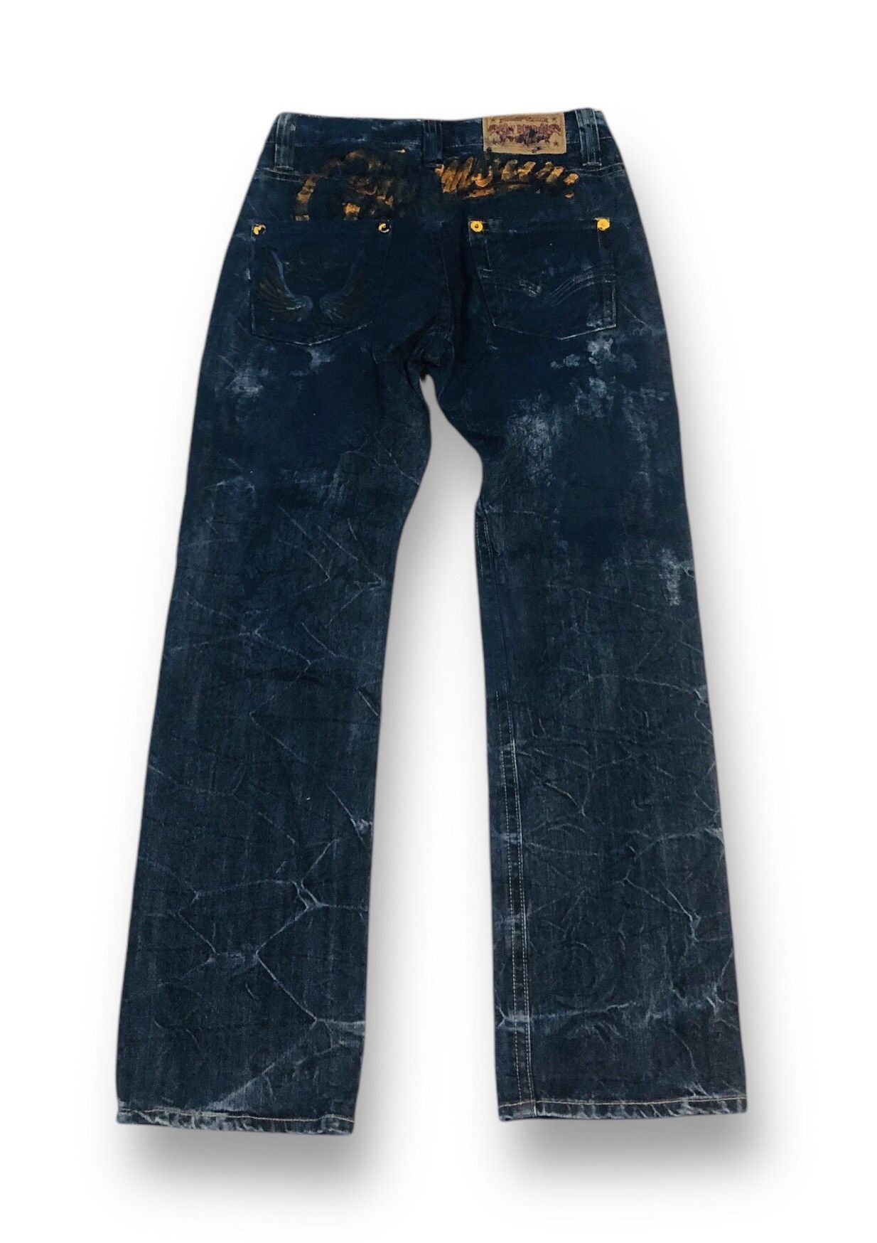 Japanese Brand Sky Bomber Mini Jeans (10) Size US 28 / EU 44 - 2 Thumbnail