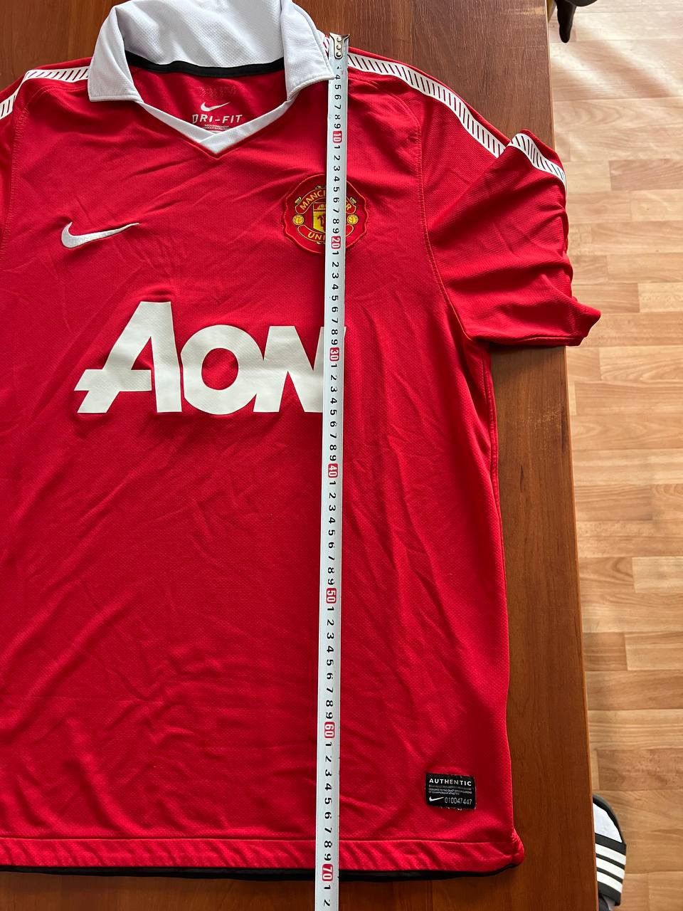 Nike 2010/11 MANCHESTER UNITED HOME SOCCER JERSEY FOOTBALL SHIRT Size US M / EU 48-50 / 2 - 16 Thumbnail
