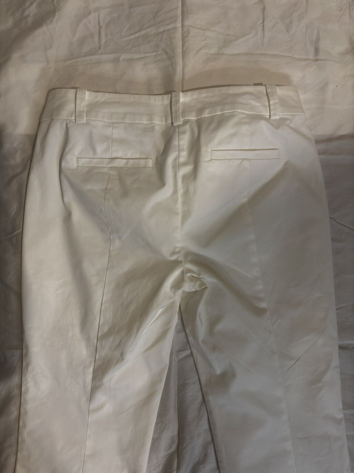 Ann Taylor White crop pants.op-615 Size 29" - 8 Thumbnail